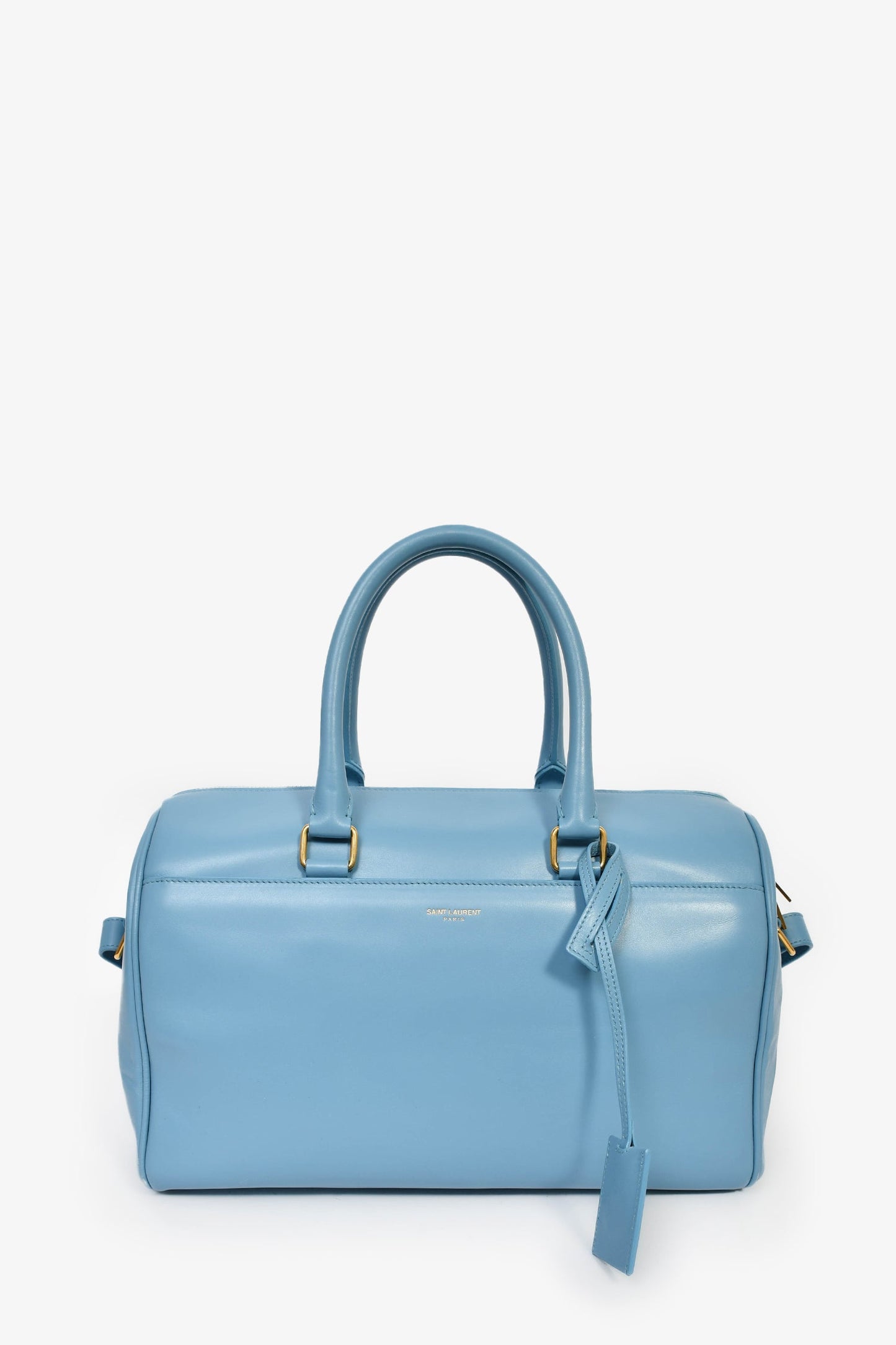 Saint Laurent Light Blue Classic Duffle Bag