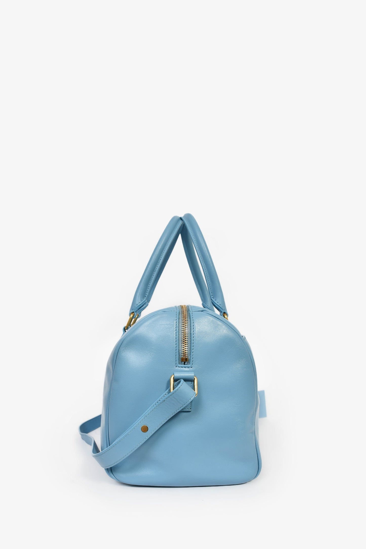 Saint Laurent Light Blue Classic Duffle Bag