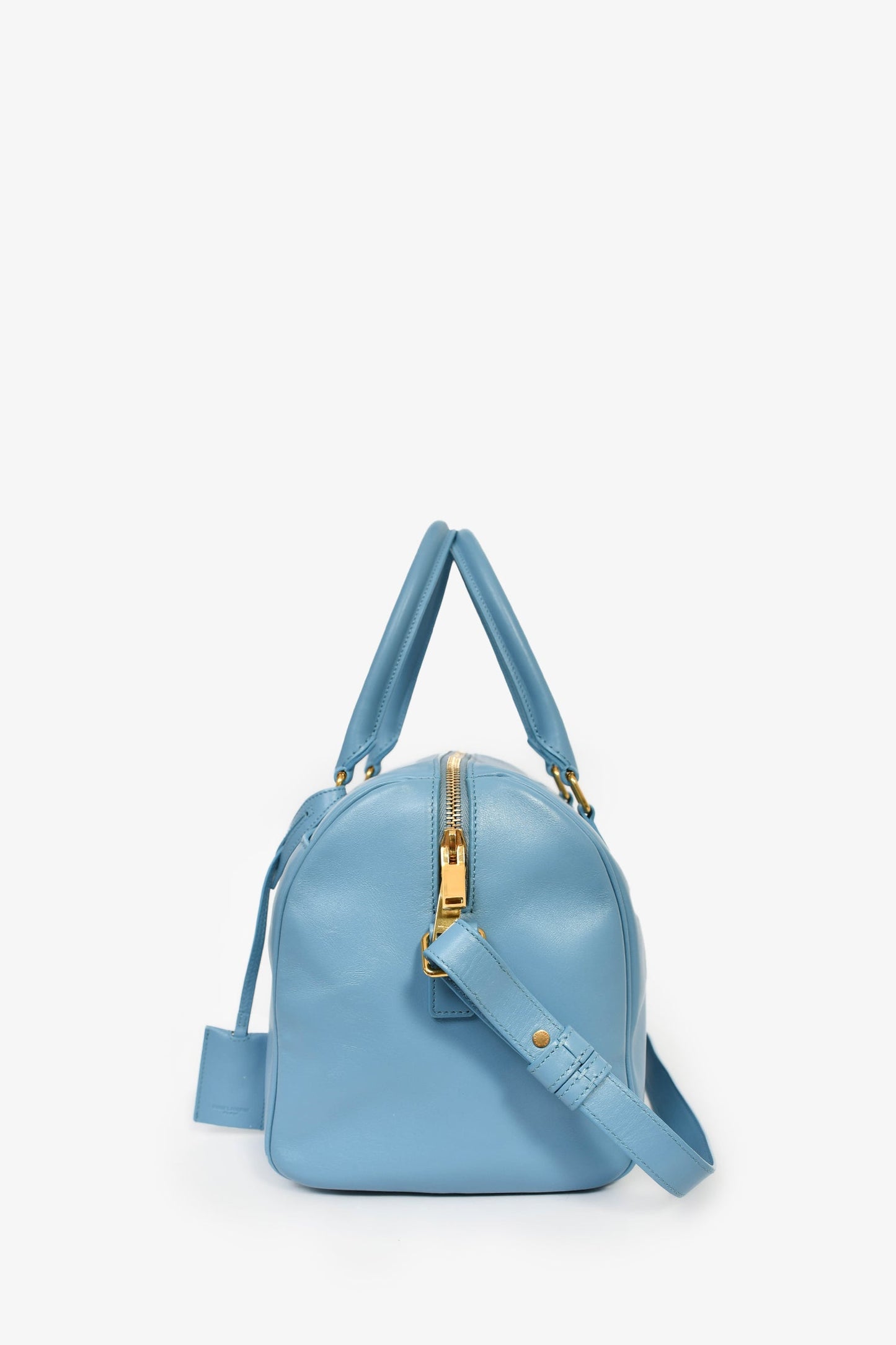 Saint Laurent Light Blue Classic Duffle Bag