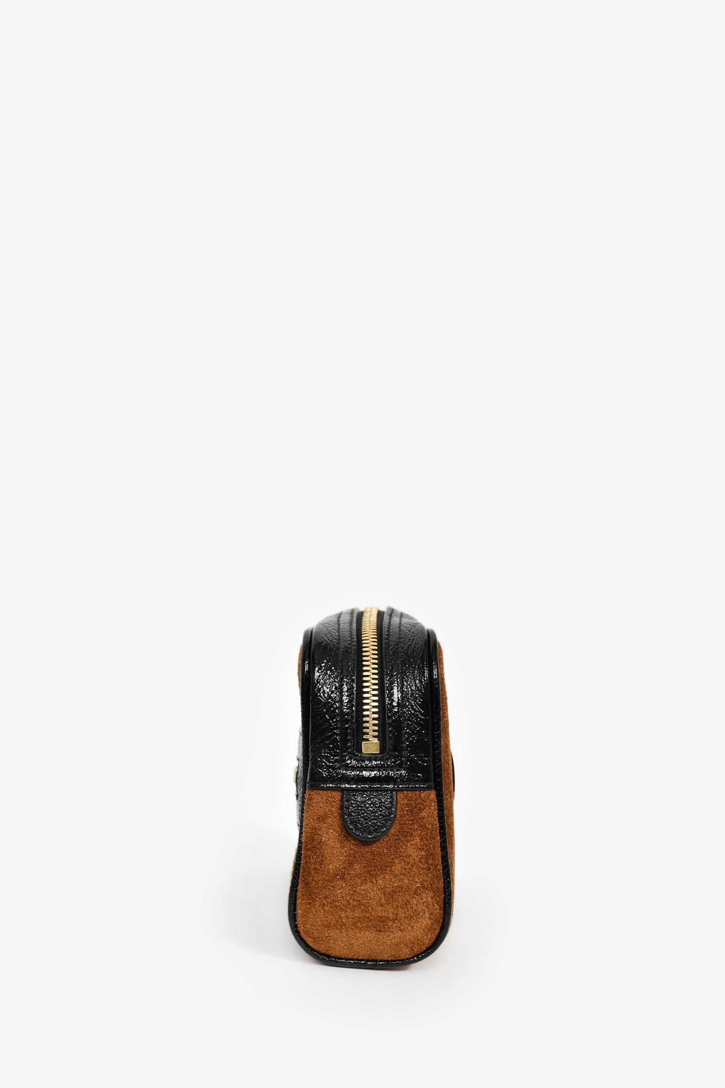 Gucci Brown Suede Web Ophidia Small Belt Bag