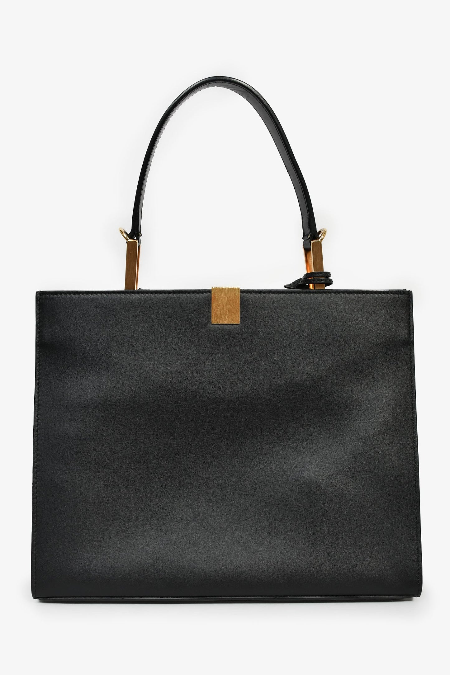 Balenciaga Black Leather 'Le Dix Cabas' Small Tote