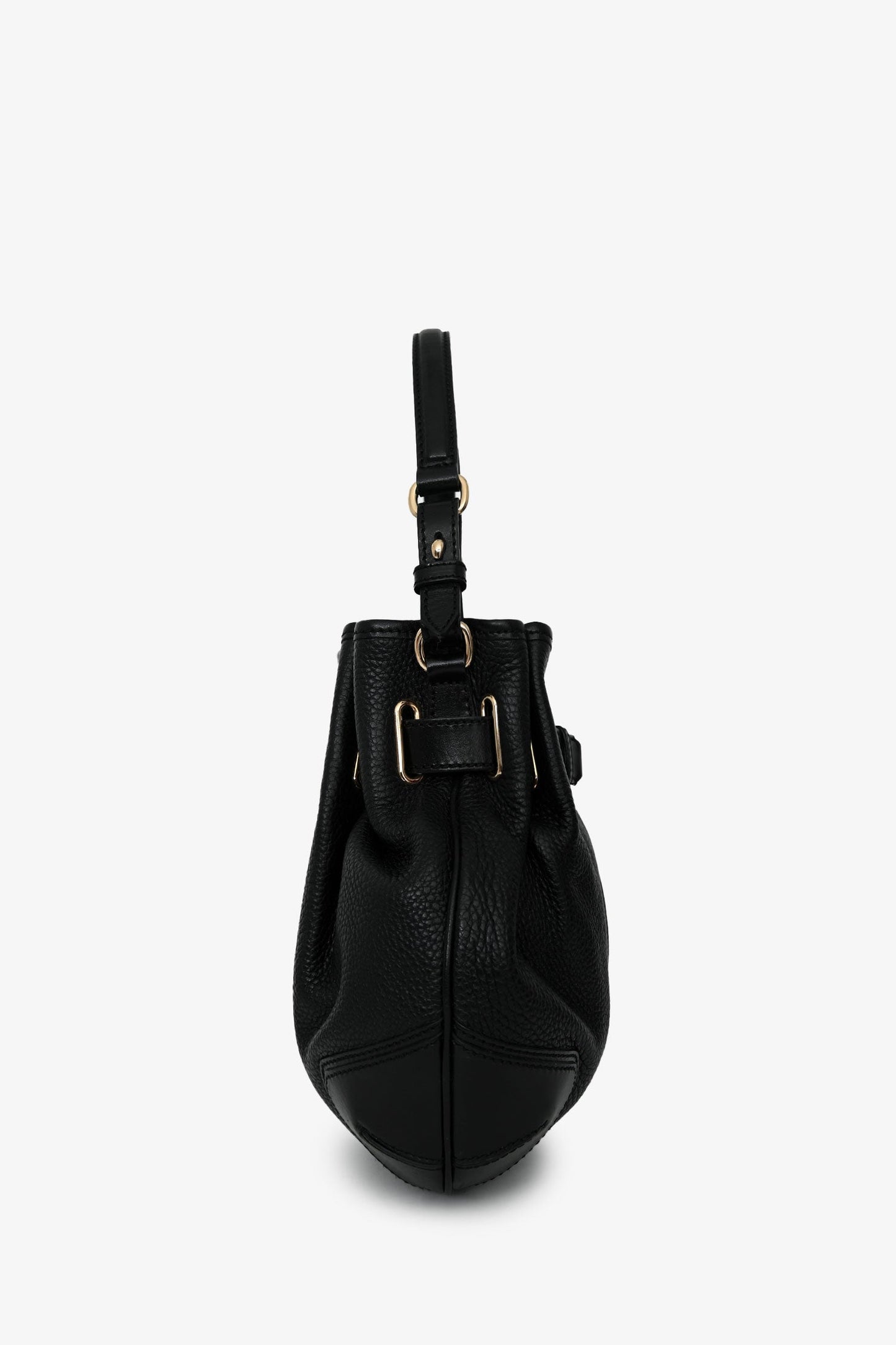 Burberry Black Leather 'Willenmore' Medium Crossbody Bag