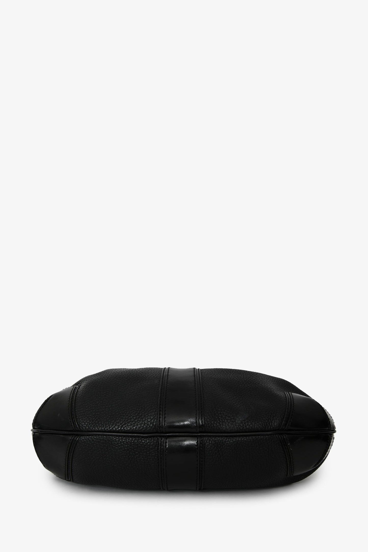 Burberry Black Leather 'Willenmore' Medium Crossbody Bag