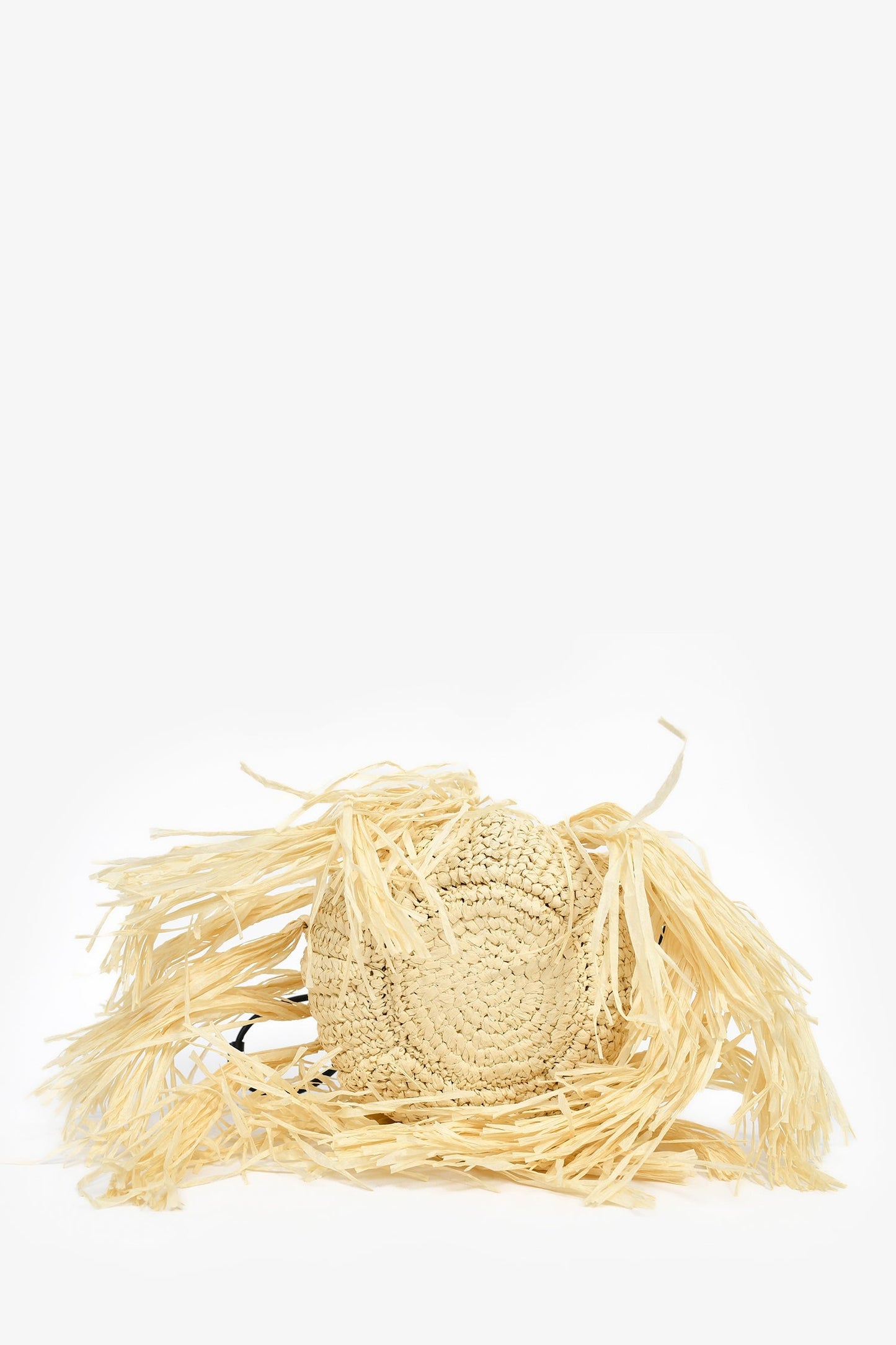 Jason Wu Raffia/Black Leather Bucket Bag