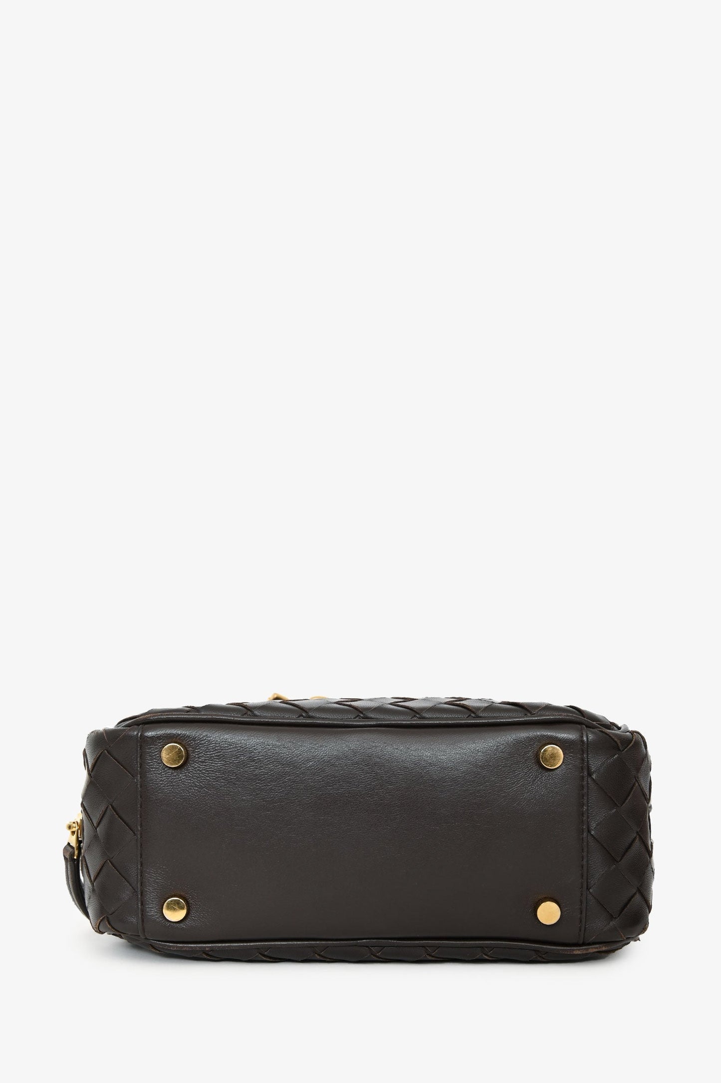 Bottega Veneta Brown Intrecciato Leather Getaway Crossbody Bag
