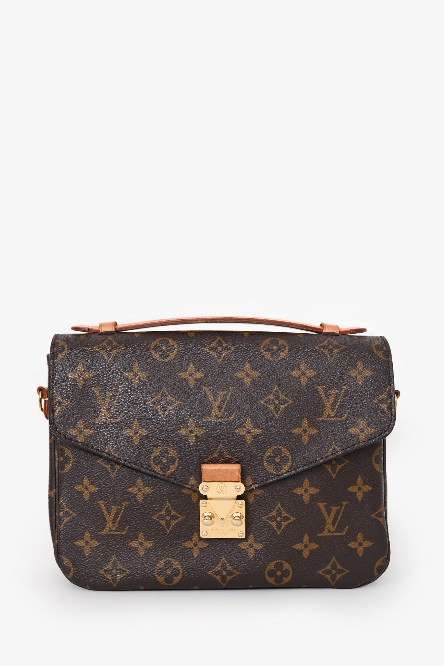 Louis Vuitton 2016 Monogram Canvas/Leather Pochette Metis Crossbody