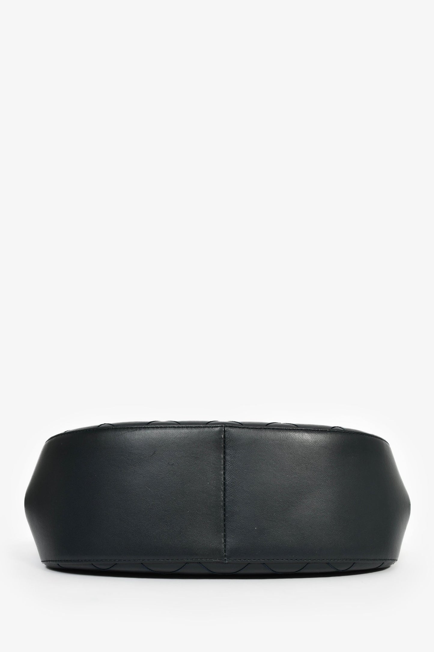 Chanel™ 2000/02 Navy Lambskin Quilted Top Handle Bag