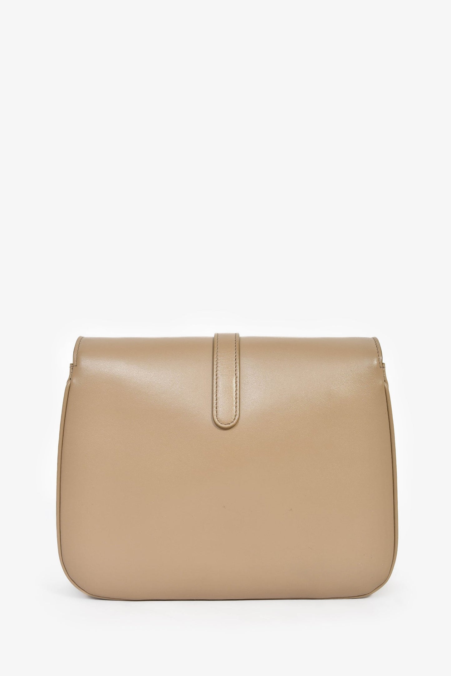 Celine 2022 Taupe Leather Medium 'Tabou' Crossbody Bag