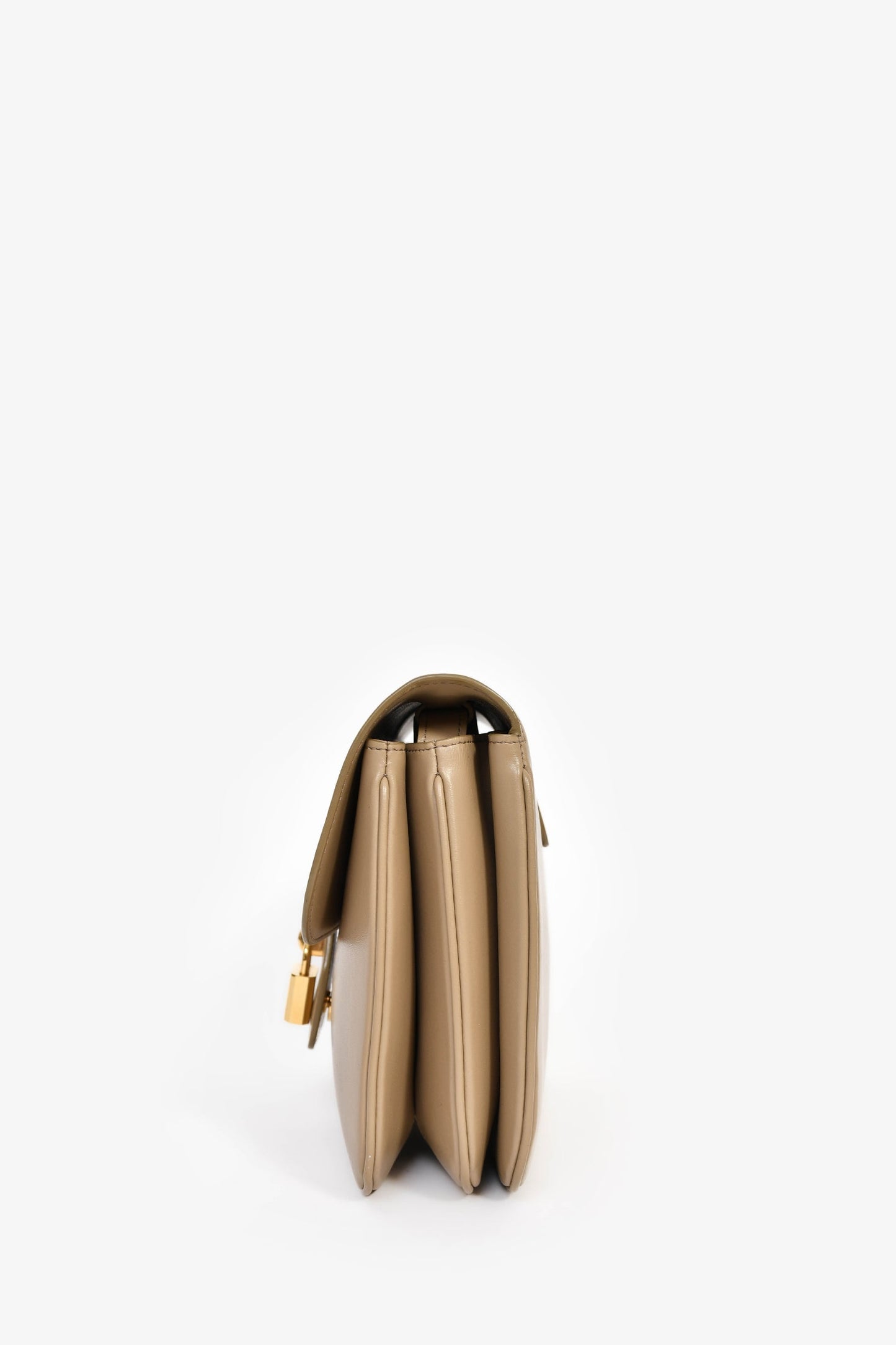 Celine 2022 Taupe Leather Medium 'Tabou' Crossbody Bag