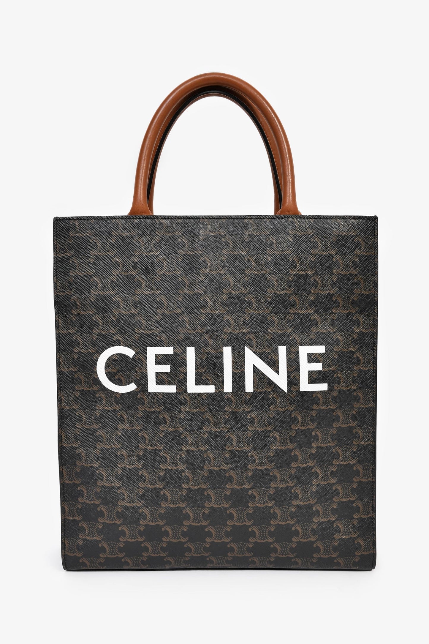 Celine Triomphe Canvas Small Vertical Tote