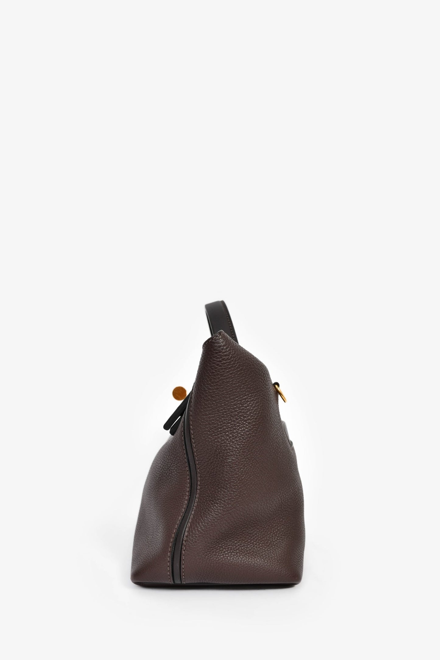 Hermès 2021 Chocolate Togo/Swift Leather 24/24 29 With Strap