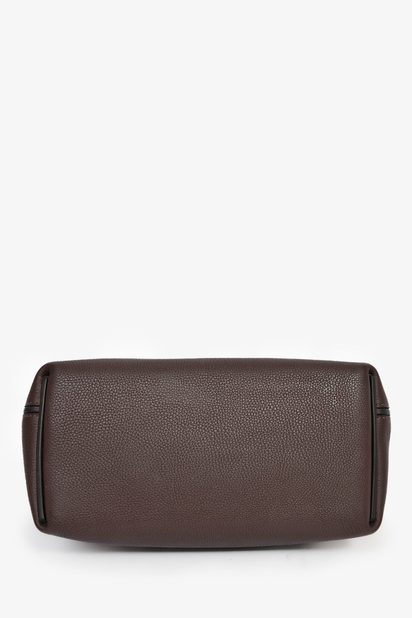 Hermès 2021 Chocolate Togo/Swift Leather 24/24 29 With Strap