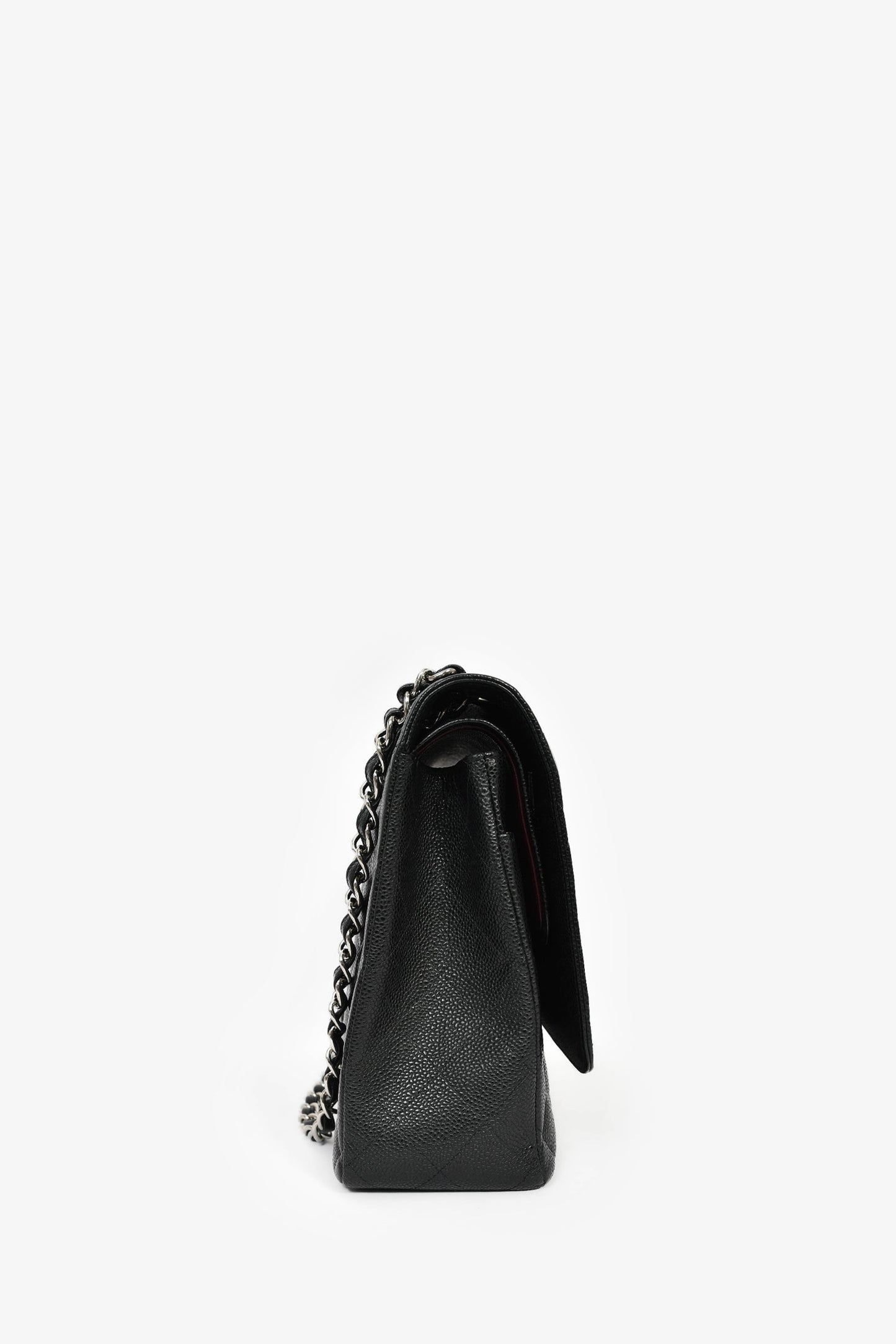 Chanel™ 2010/11 Black Caviar Leather Maxi Double Flap
