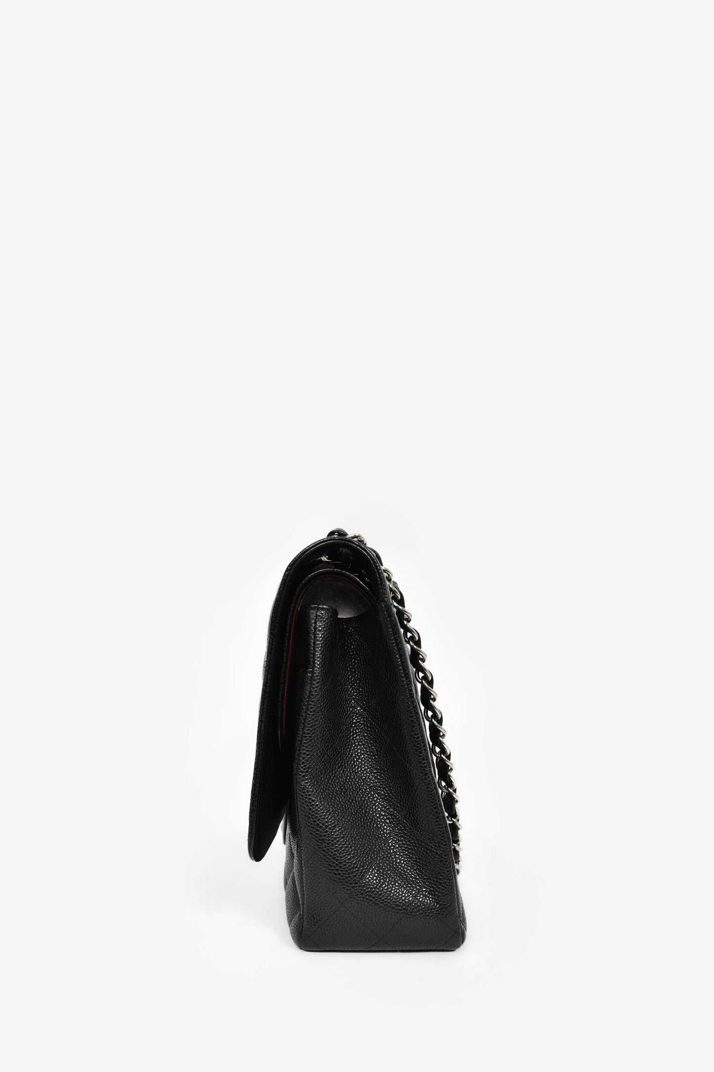 Chanel™ 2010/11 Black Caviar Leather Maxi Double Flap