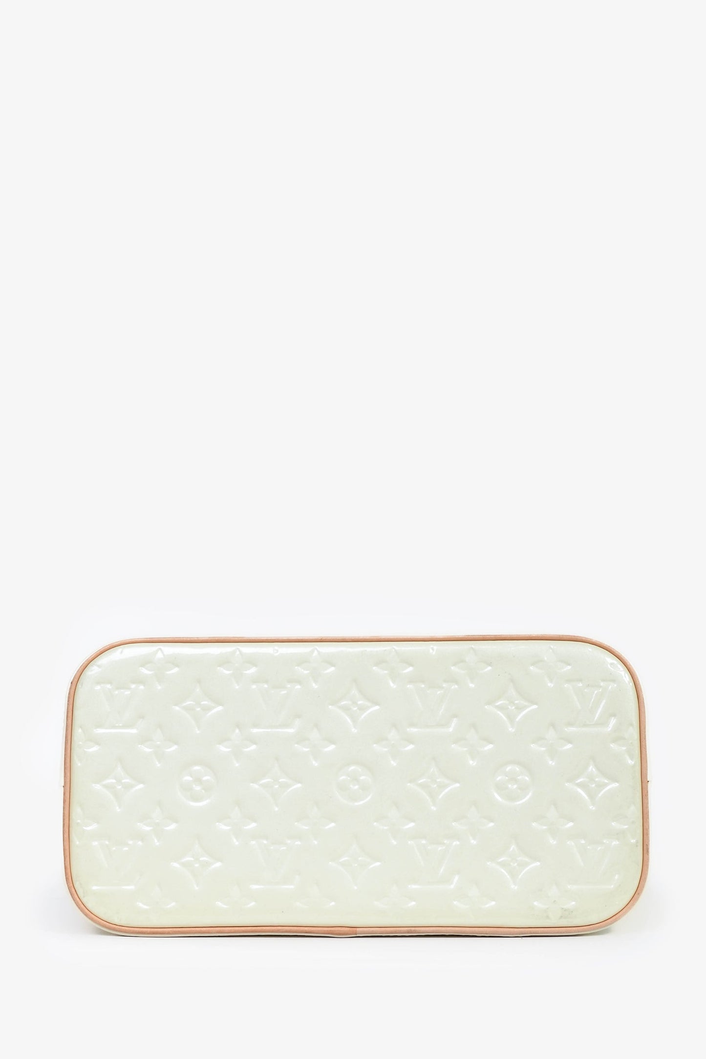 Louis Vuitton 2007 White Vernis Leather Houston Zip Tote