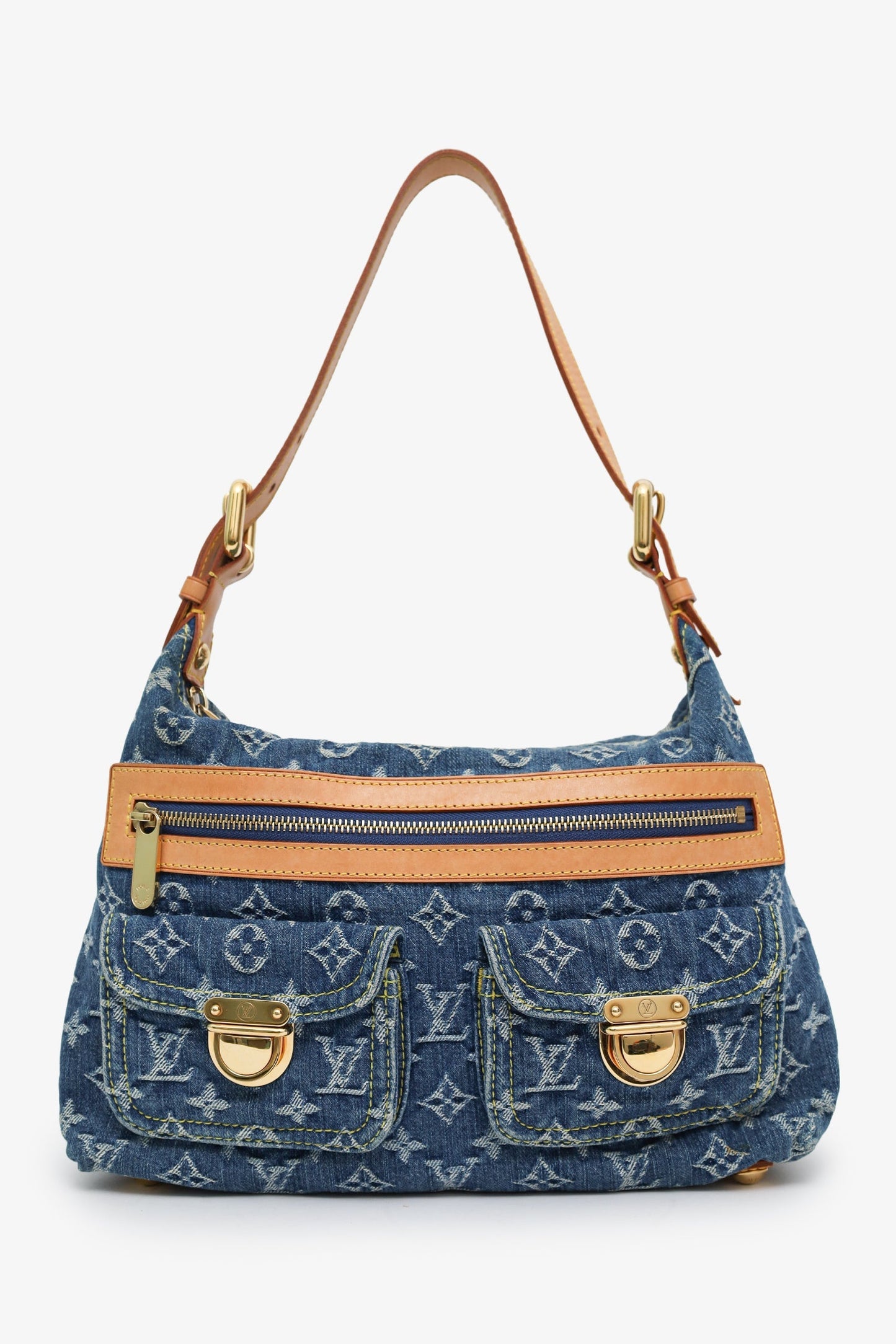 Louis Vuitton 2006 Vintage LV Monogram Baggy PM Shoulder Bag
