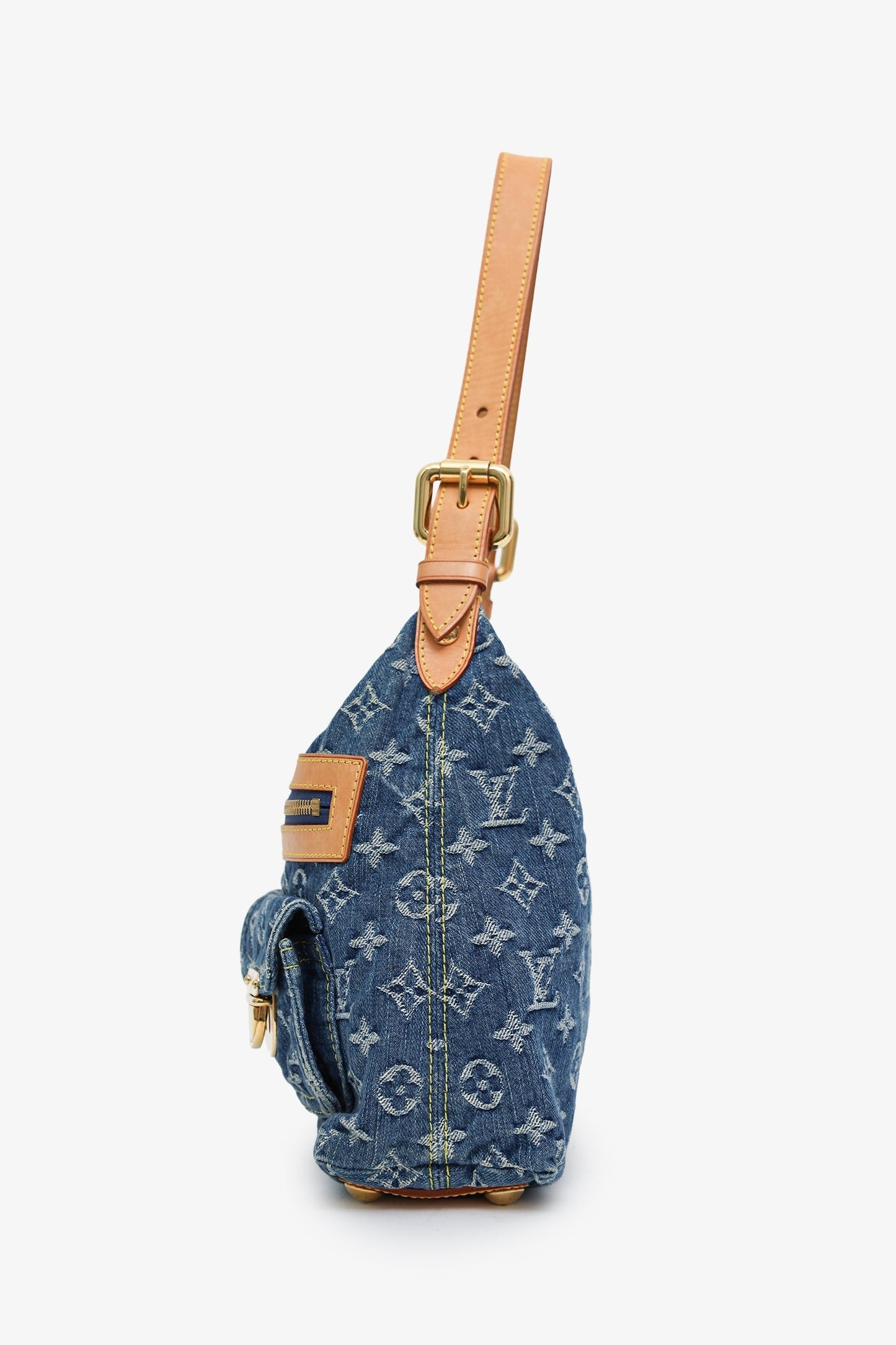 Louis Vuitton 2006 Vintage LV Monogram Baggy PM Shoulder Bag