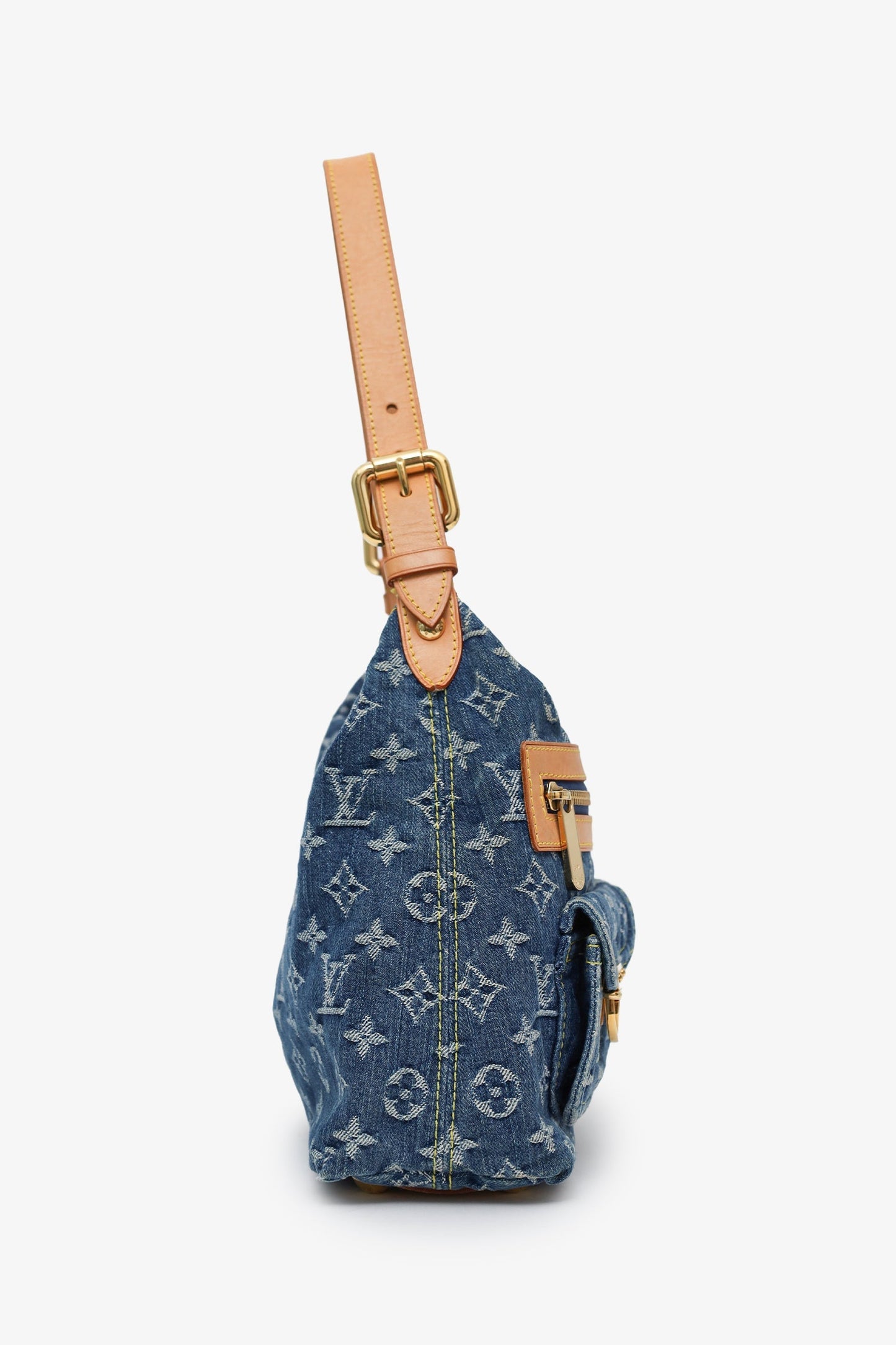 Louis Vuitton 2006 Vintage LV Monogram Baggy PM Shoulder Bag