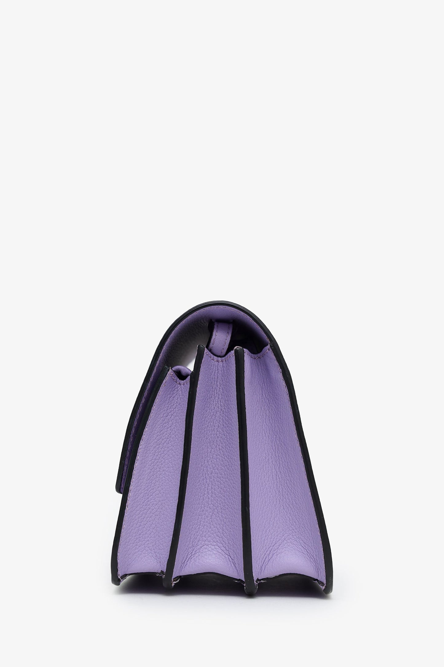 Versace Purple Leather Small La Medusa Crossbody Bag