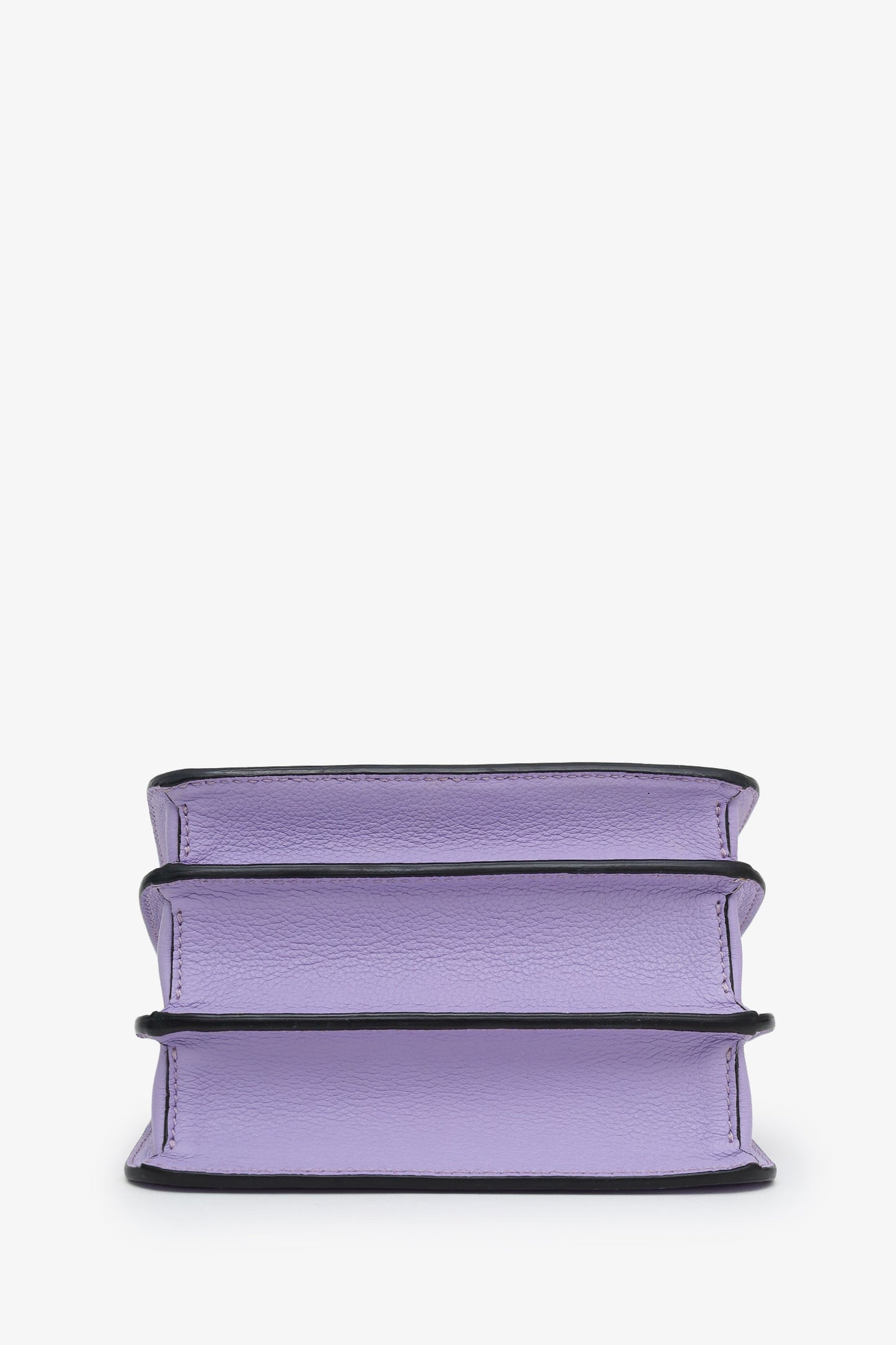Versace Purple Leather Small La Medusa Crossbody Bag