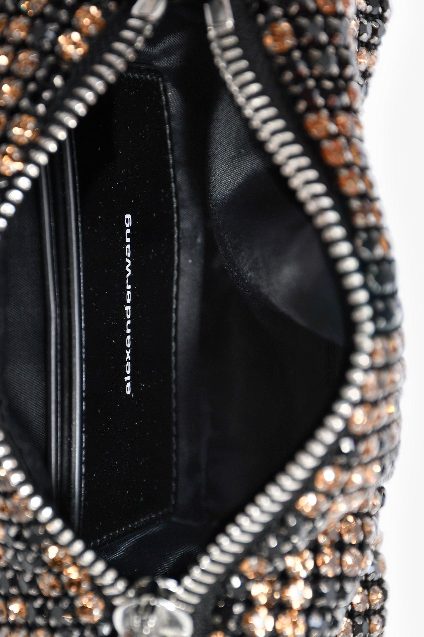 Alexander Wang Multicolour Embellished Crystal Top Handle