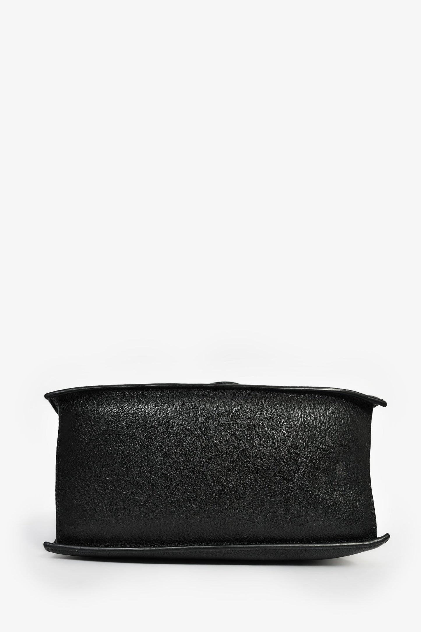 Miu Miu Black Vitello Diano Leather Tote Bag