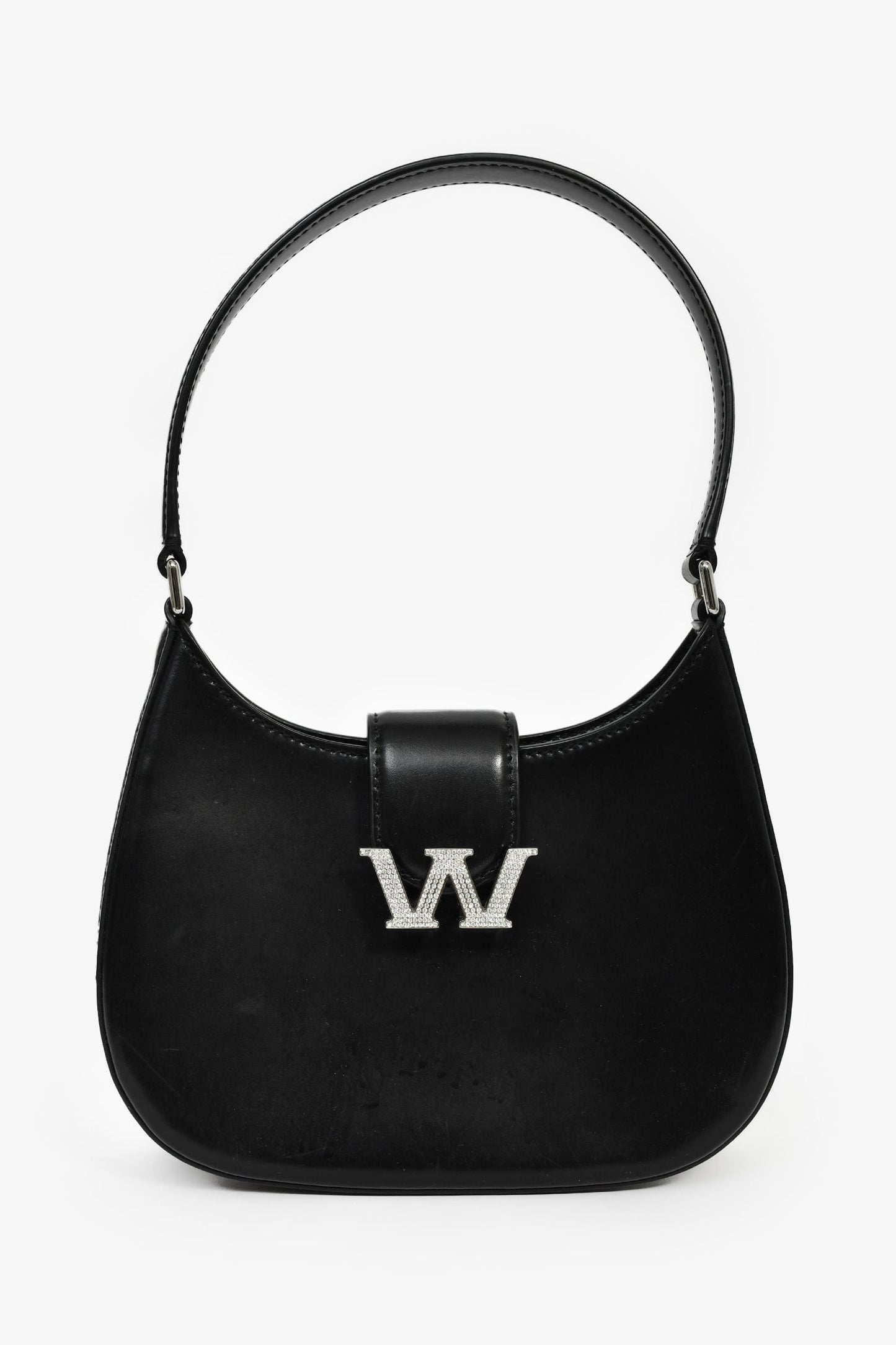 Alexander Wang Black Leather Small Legacy Top Handle Bag