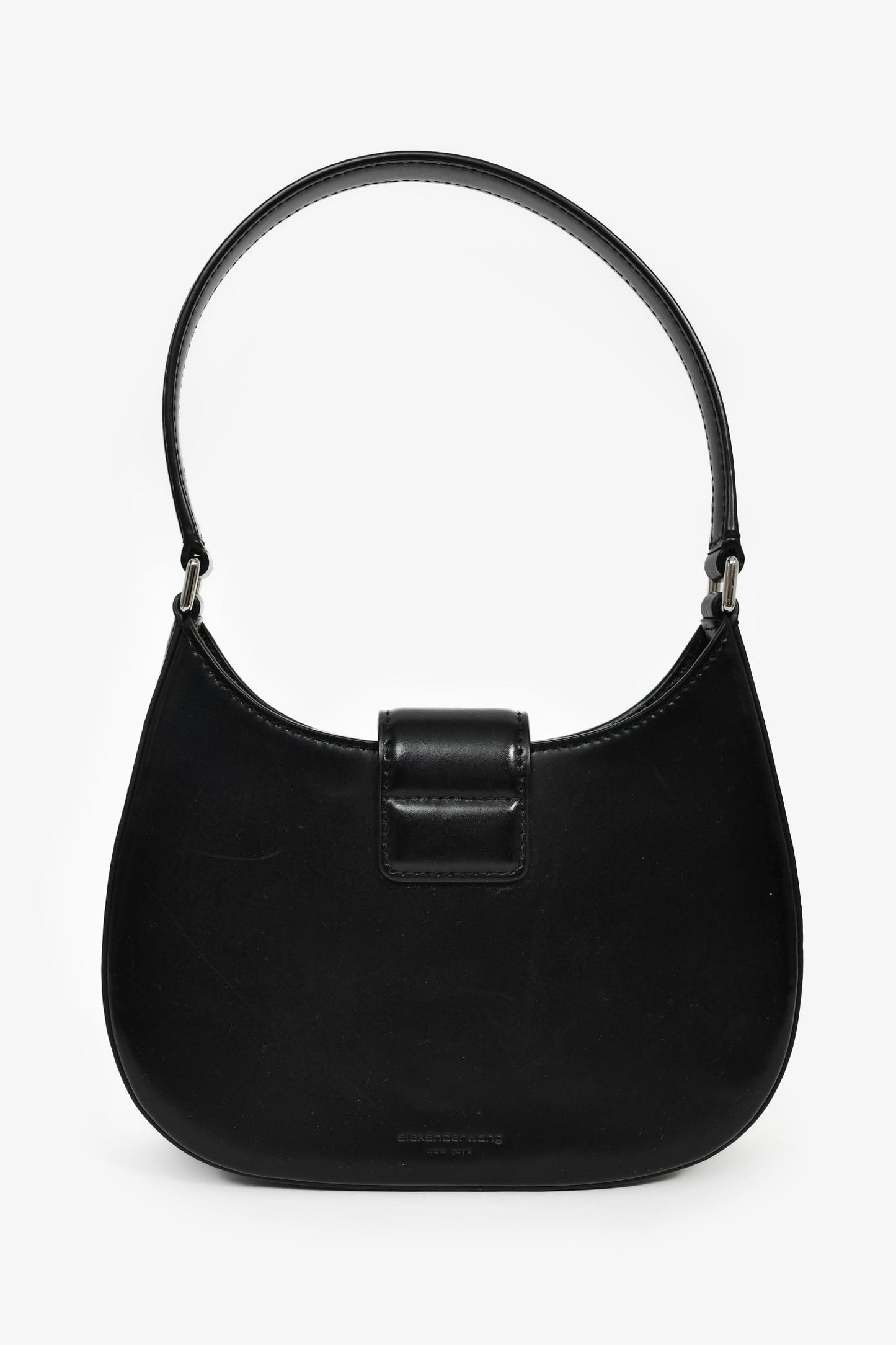Alexander Wang Black Leather Small Legacy Top Handle Bag