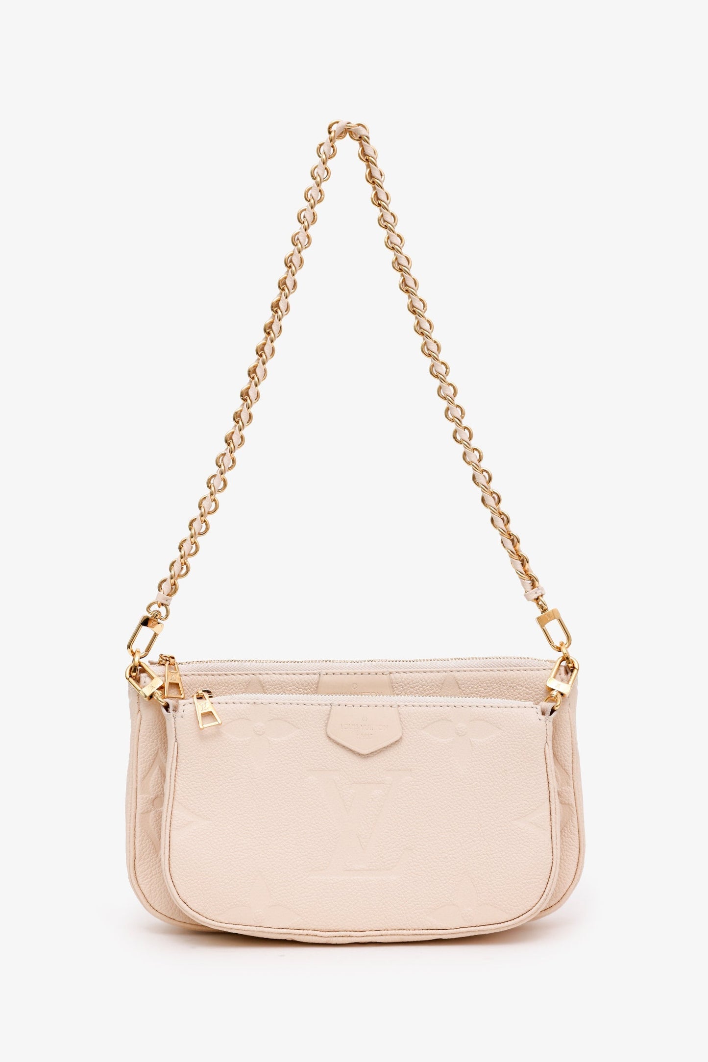 Louis Vuitton Cream Monogram Giant Multi Pochette Accessories Bag