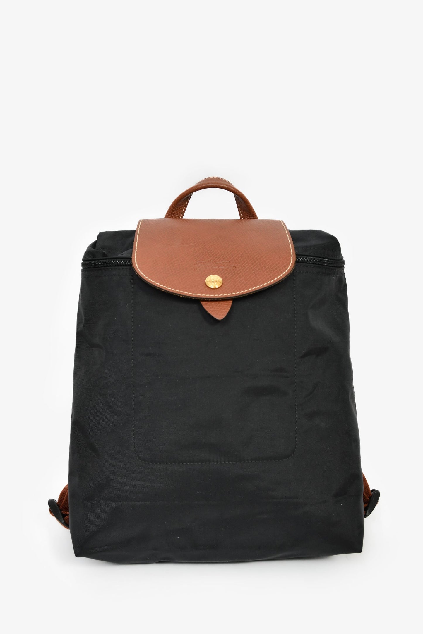 Longchamp Black Nylon Le Pliage Original M Backpack