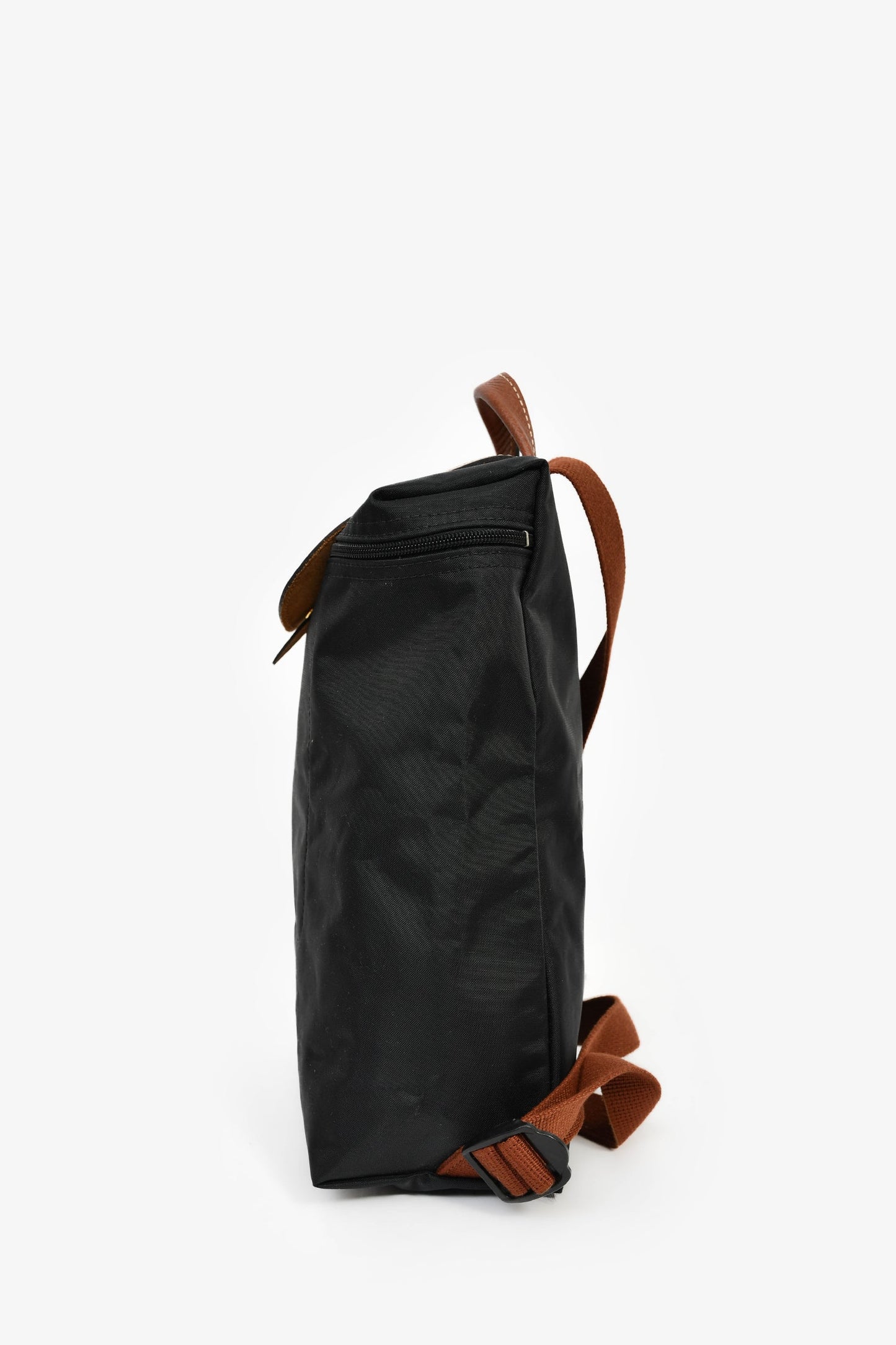 Longchamp Black Nylon Le Pliage Original M Backpack