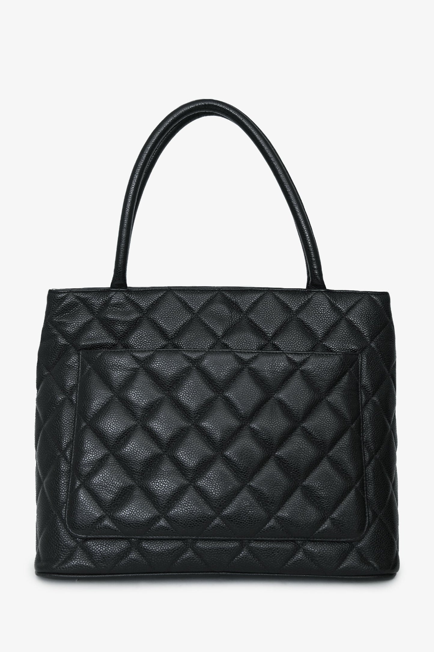 Chanel™ 2000-2002 Black Caviar Medallion Tote