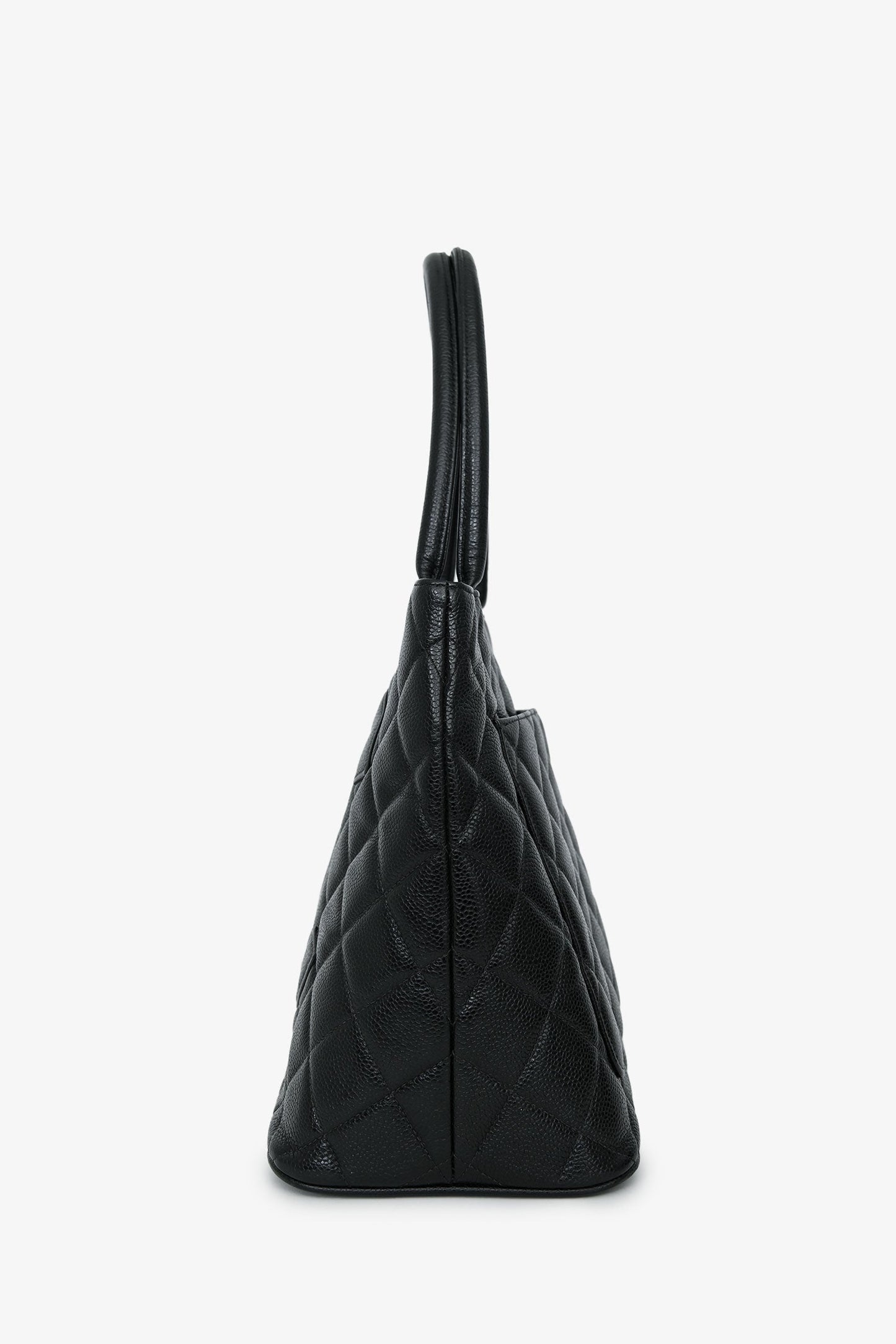 Chanel™ 2000-2002 Black Caviar Medallion Tote