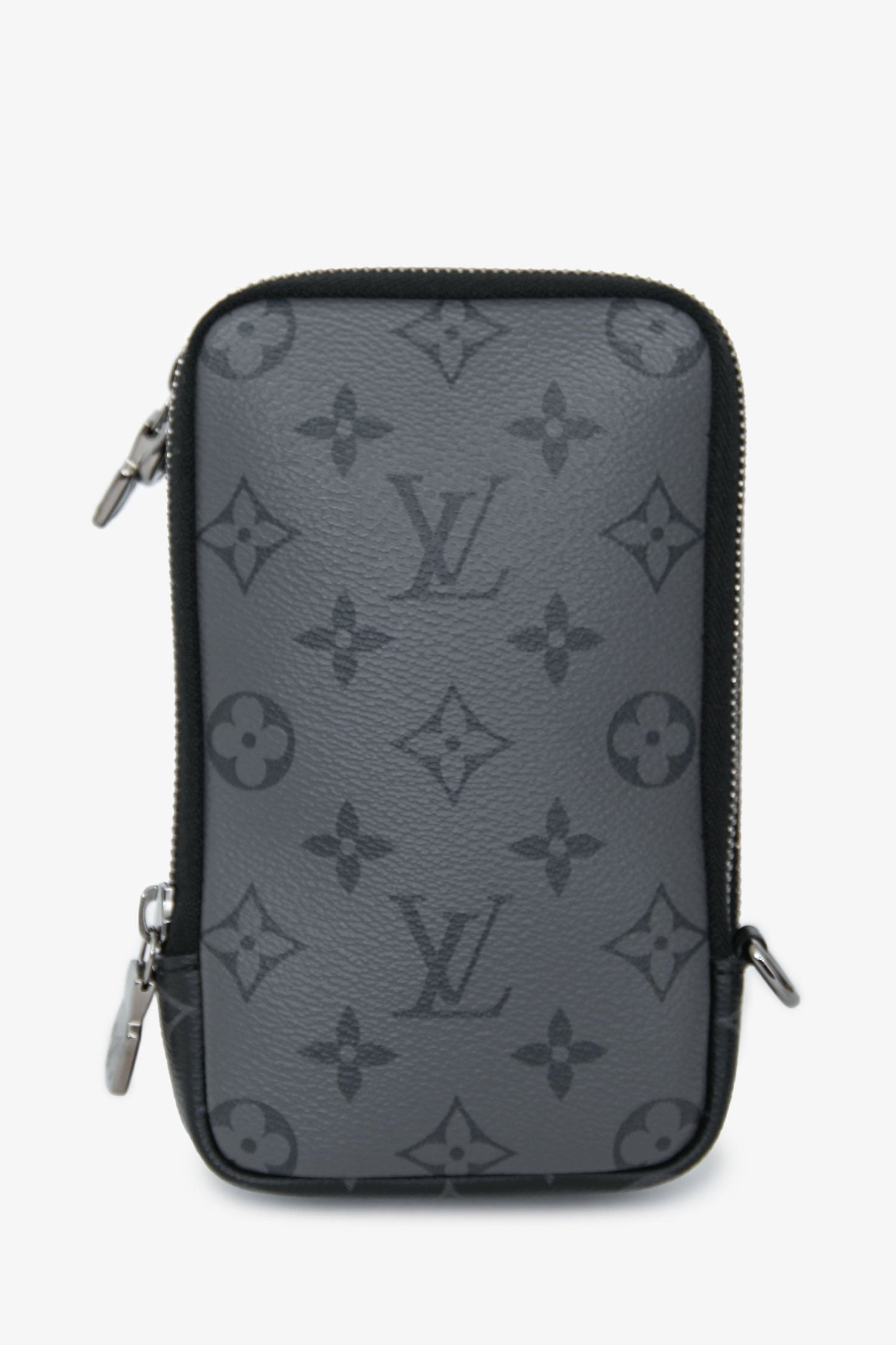 Louis Vuitton Monogram Eclipse Canvas Double Phone Pouch