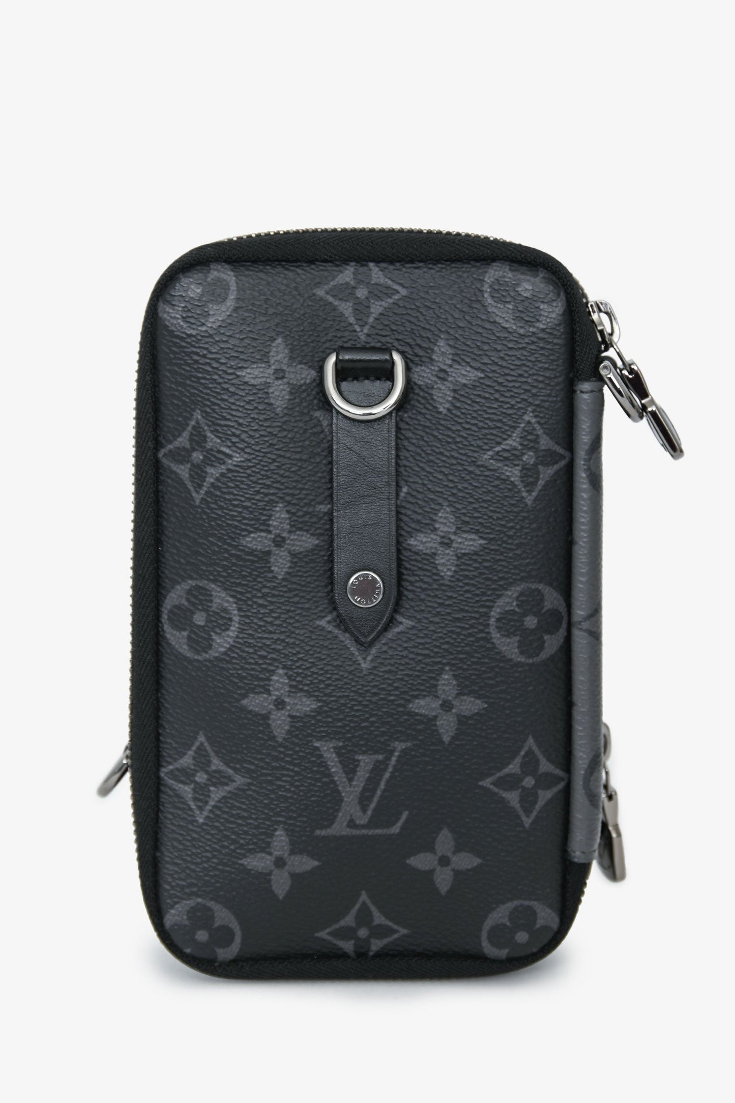 Louis Vuitton Monogram Eclipse Canvas Double Phone Pouch