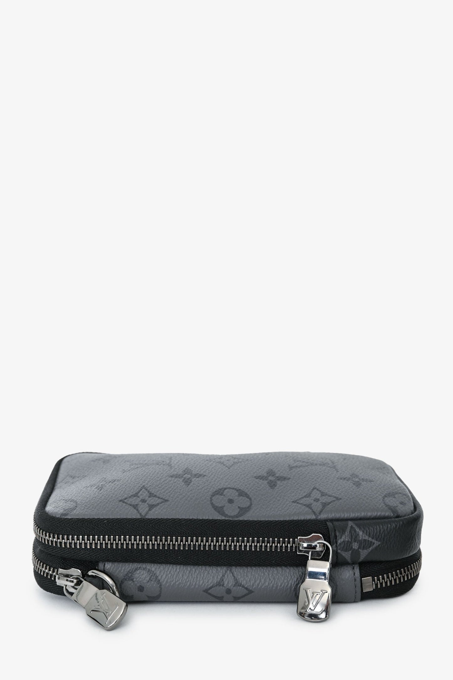 Louis Vuitton Monogram Eclipse Canvas Double Phone Pouch