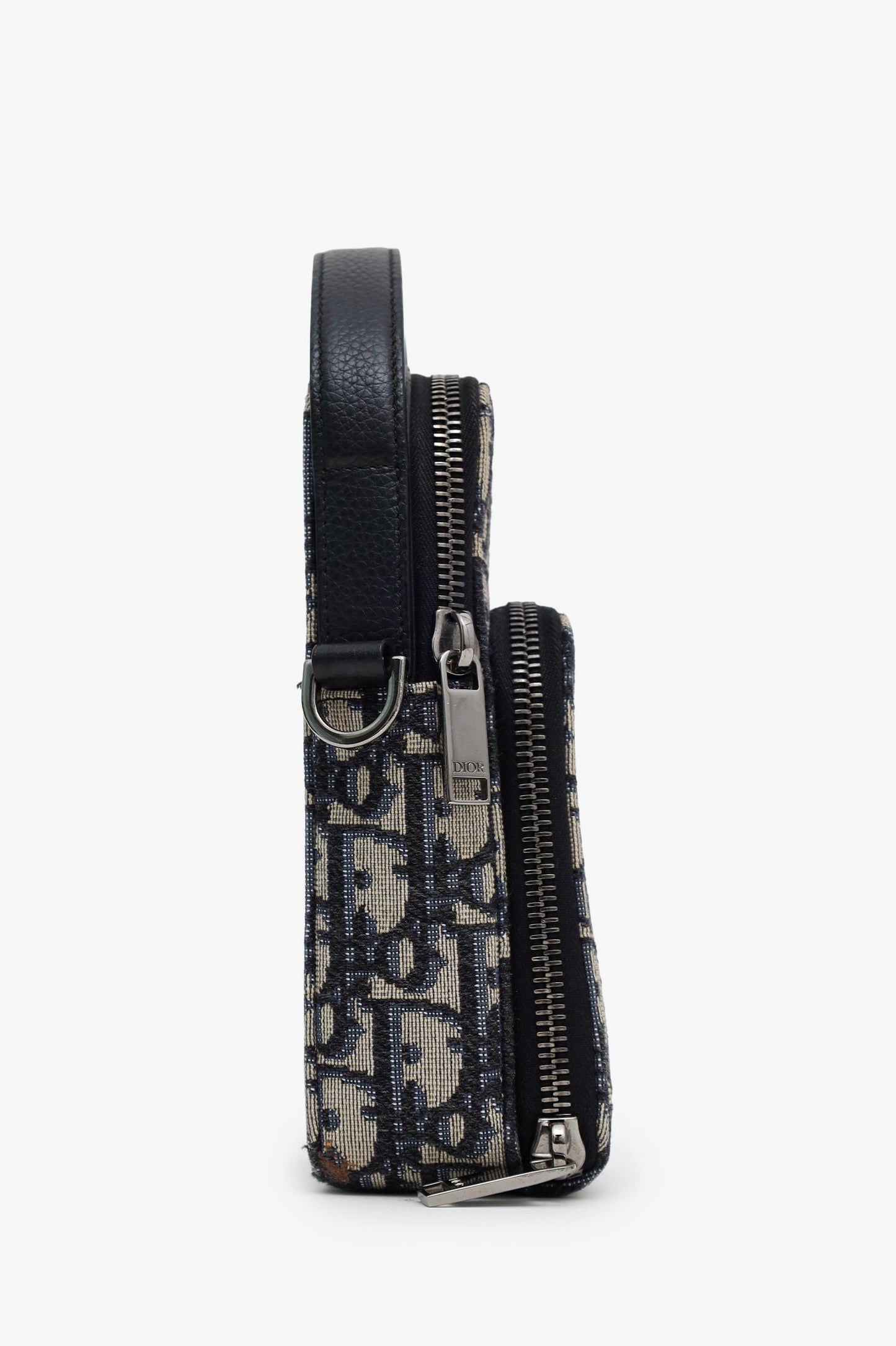 Christian Dior Oblique Micro Rider Pouch Crossbody Bag