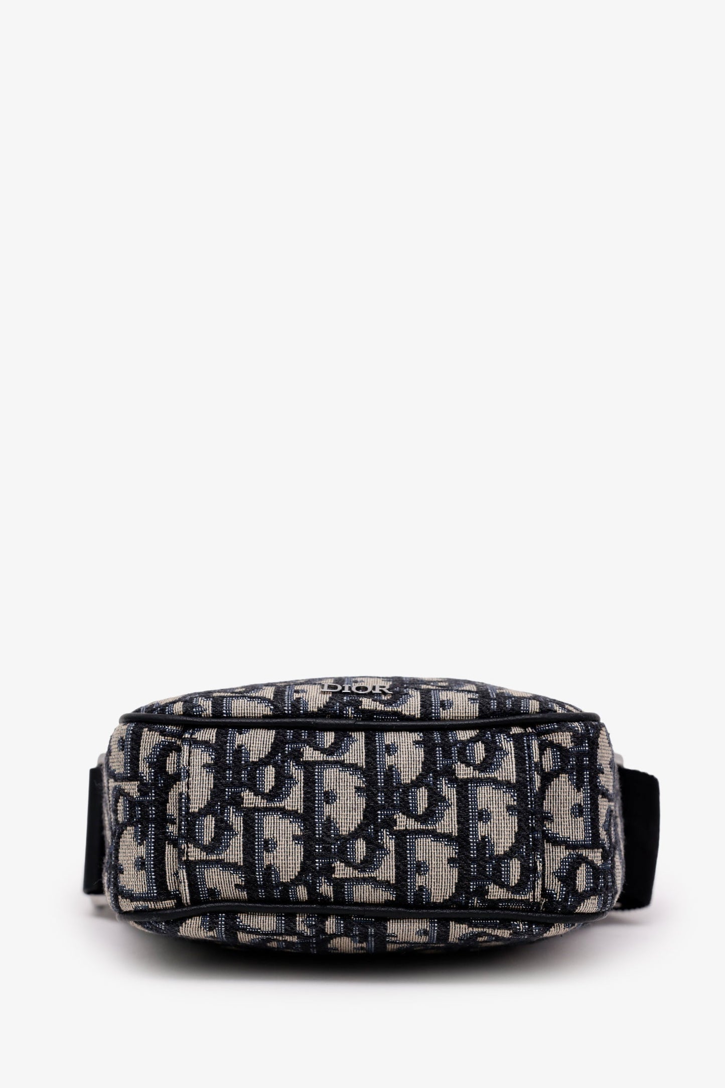 Christian Dior Blue Oblique Messenger Pouch Crossbody
