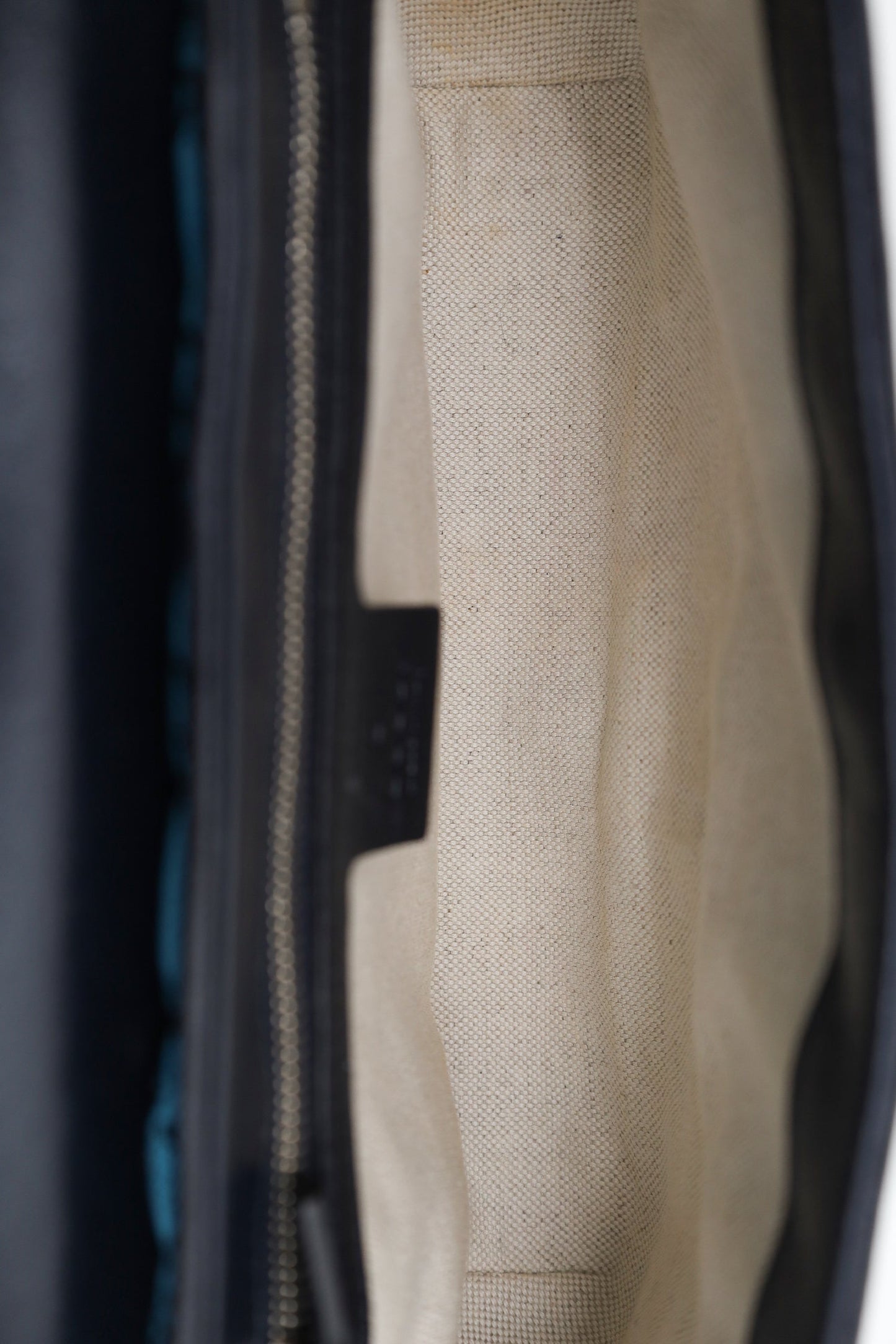 Gucci Blue Canvas Small Marmont Shoulder Bag