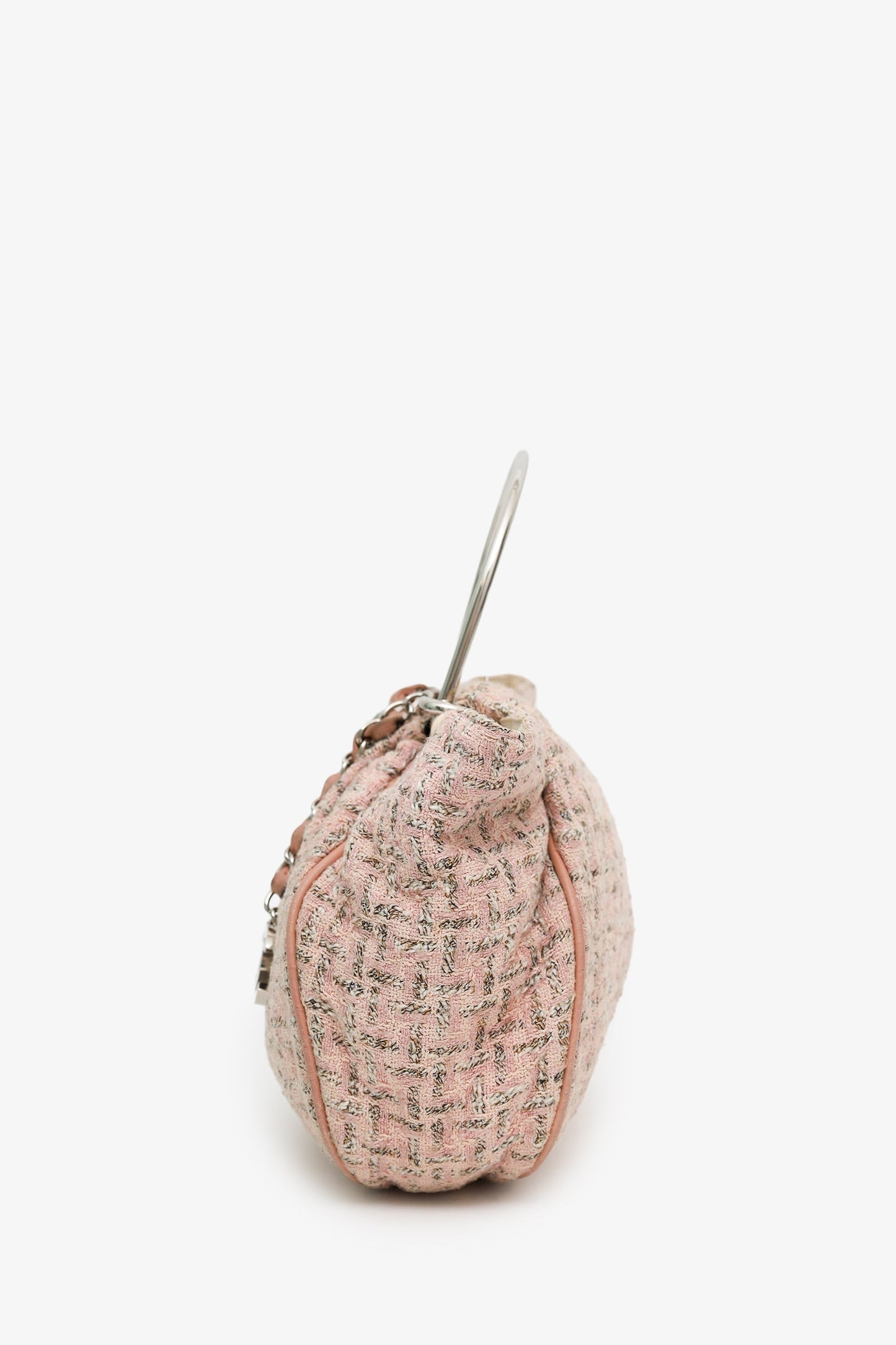 Chanel™ 2005-06 Pink Tweed CC Boucle Knitting Bag