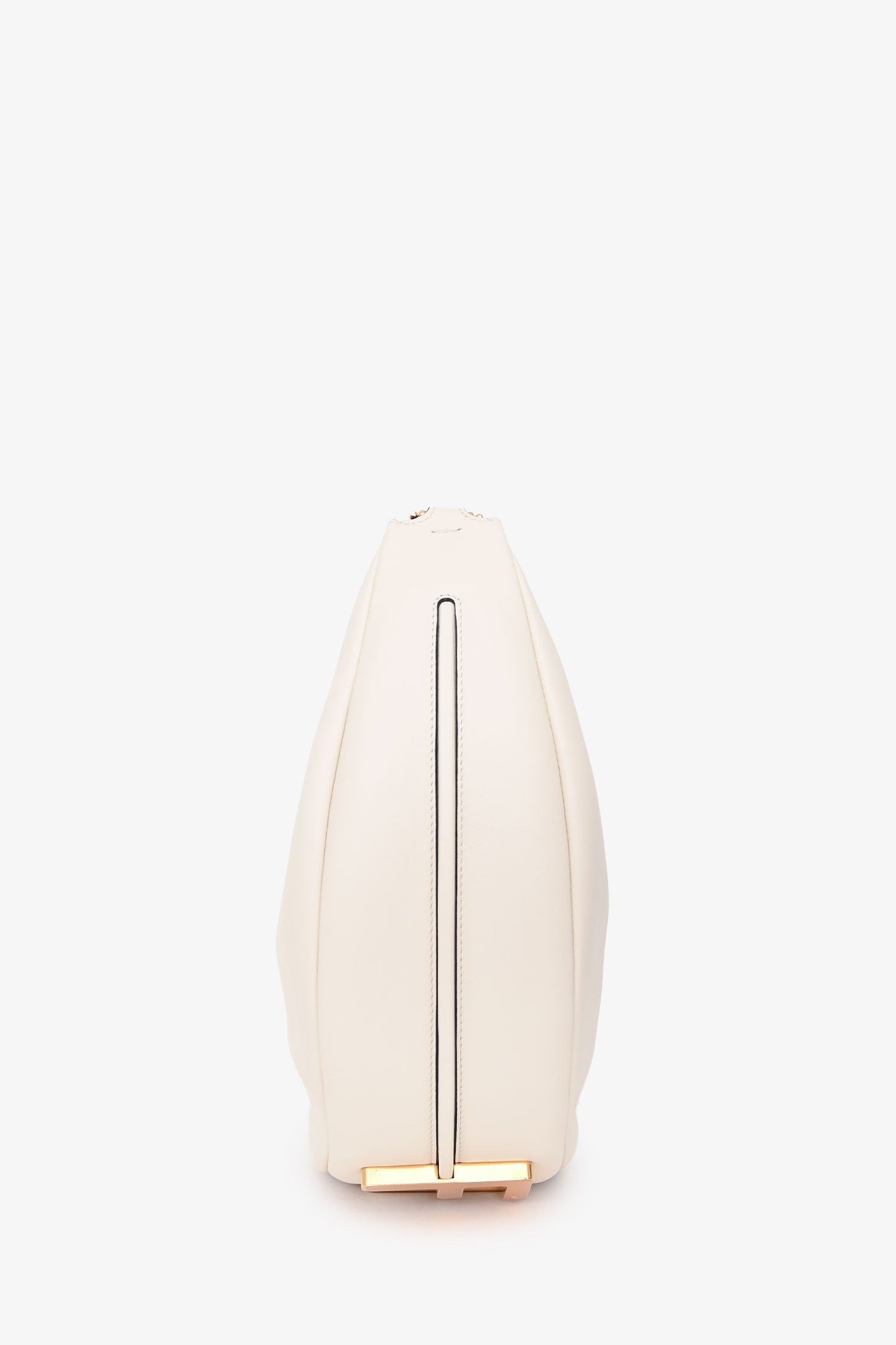 Fendi 2022 White Leather Medium Grace Fendigraphy Hobo Bag