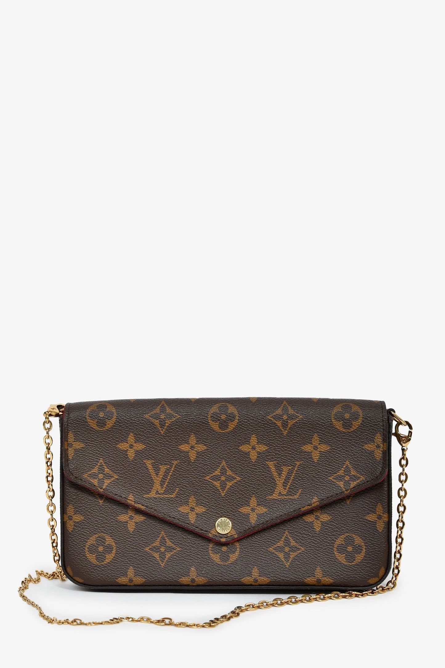 Louis Vuitton 2018 Monogram Pochette Felicie With Chain