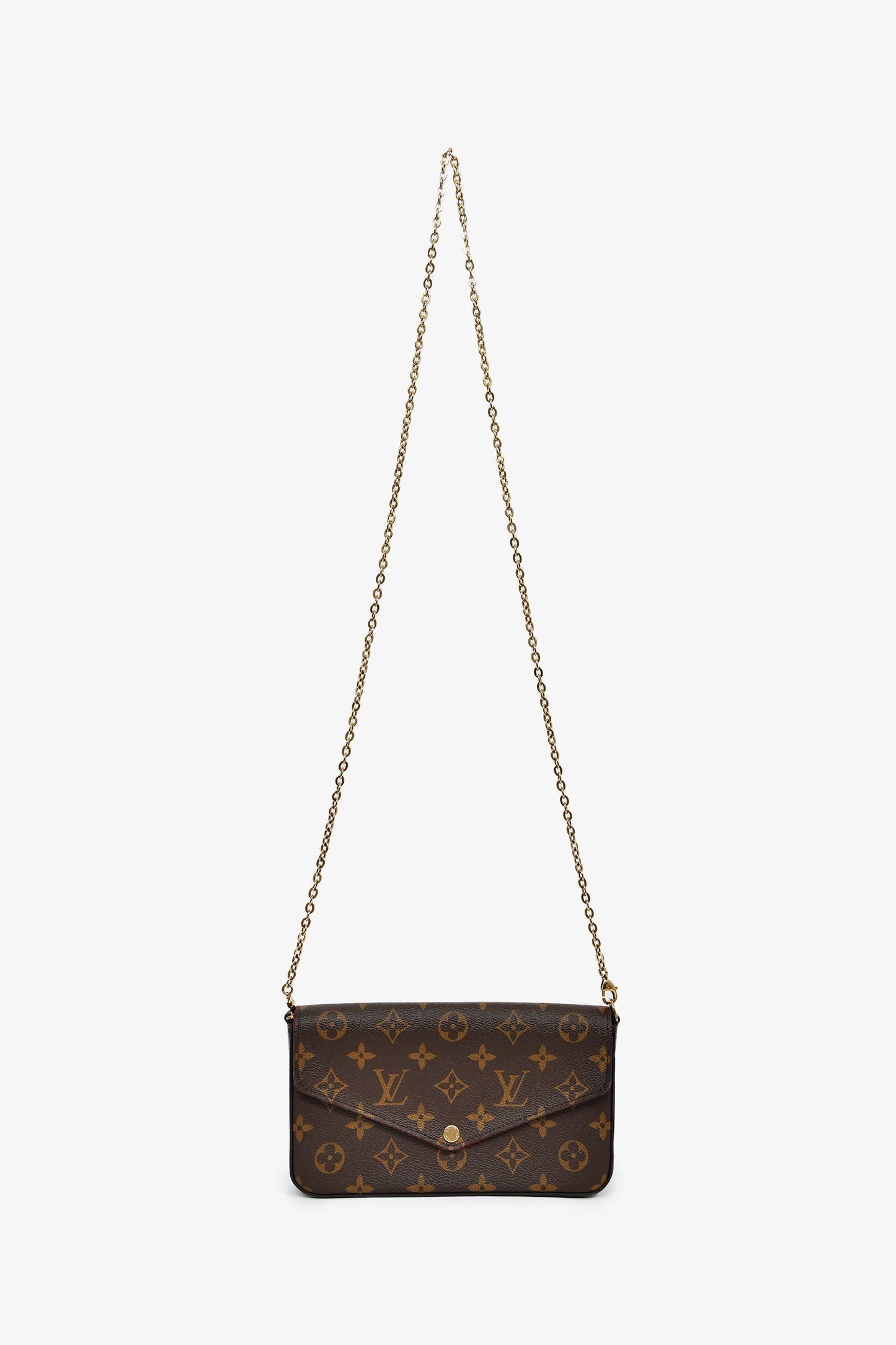 Louis Vuitton 2018 Monogram Pochette Felicie With Chain