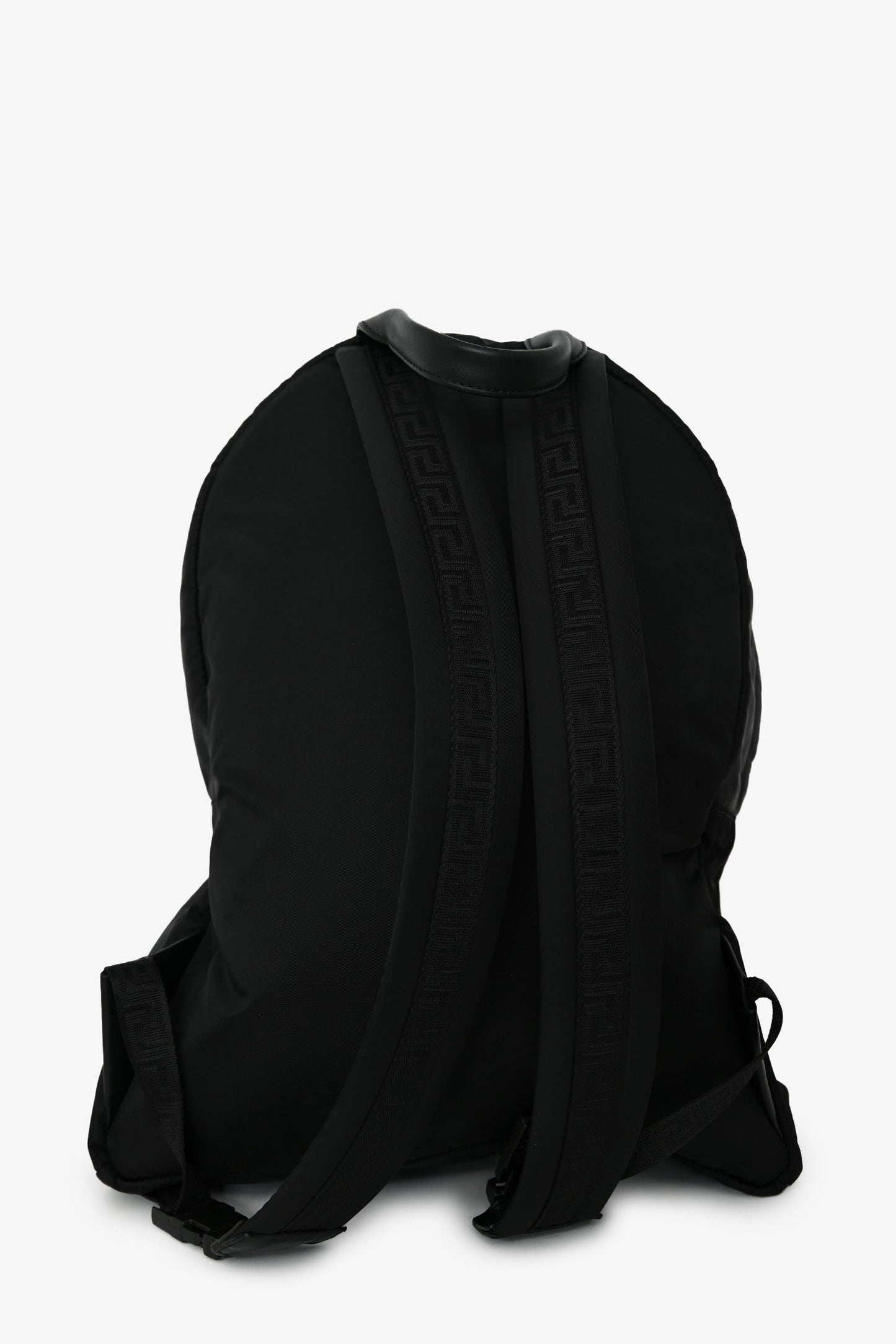 Versace Black Nylon Medusa Pocket Backpack