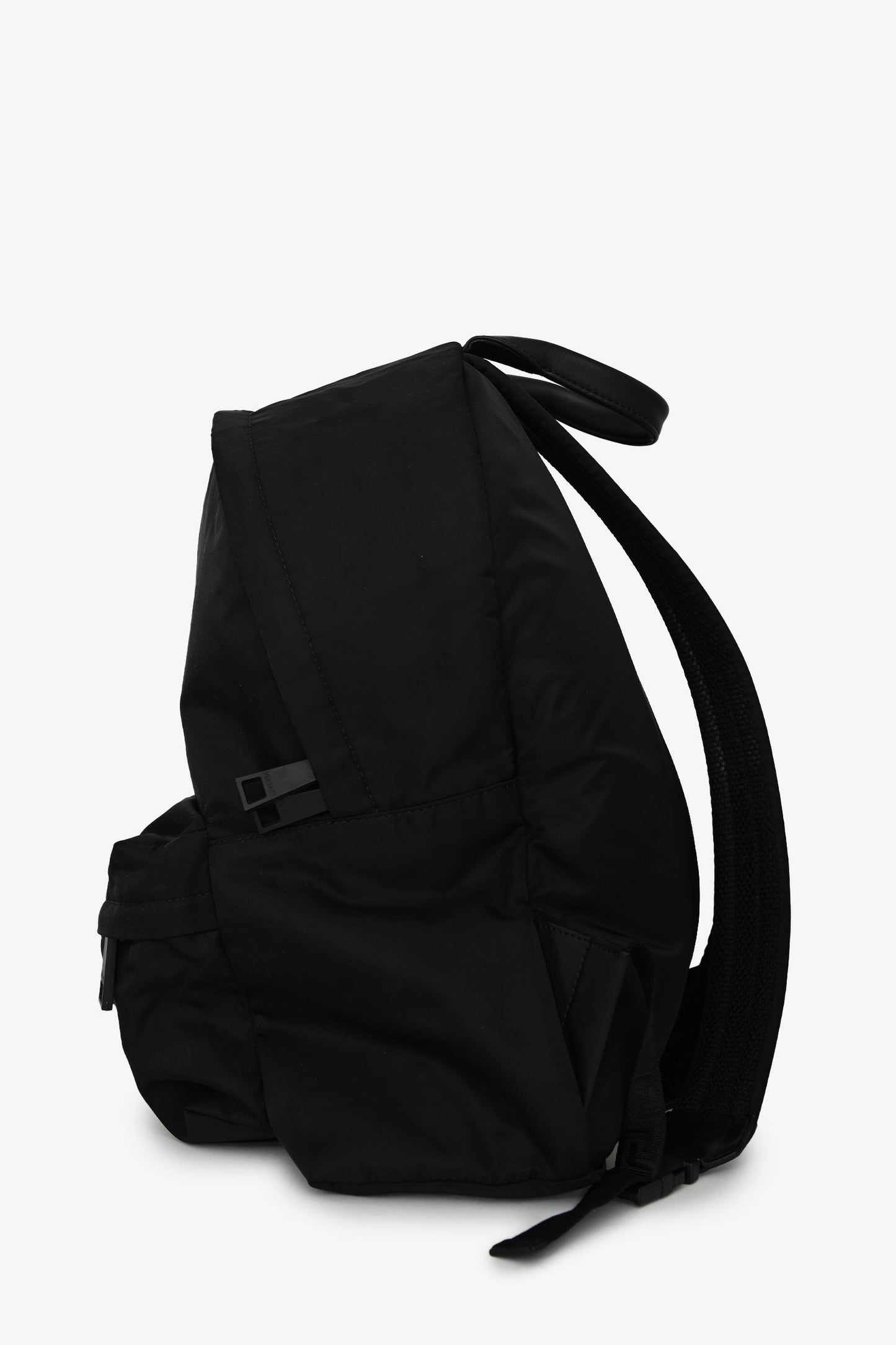 Versace Black Nylon Medusa Pocket Backpack