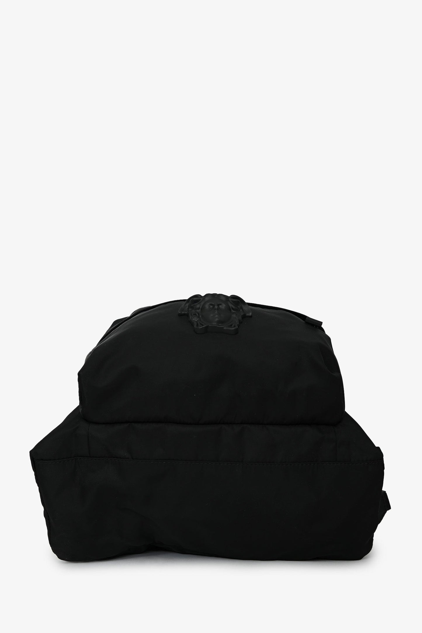 Versace Black Nylon Medusa Pocket Backpack