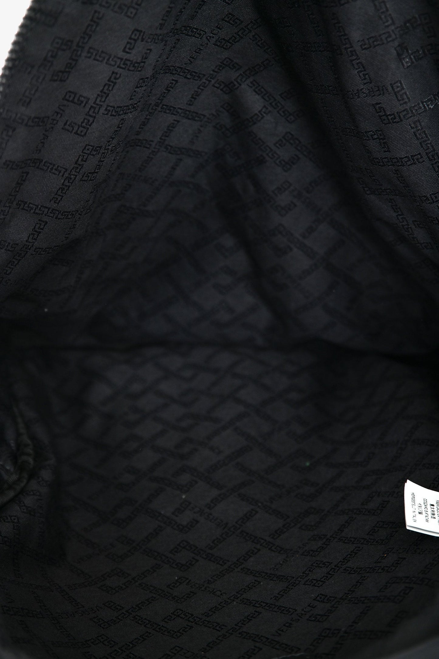 Versace Black Nylon Medusa Pocket Backpack