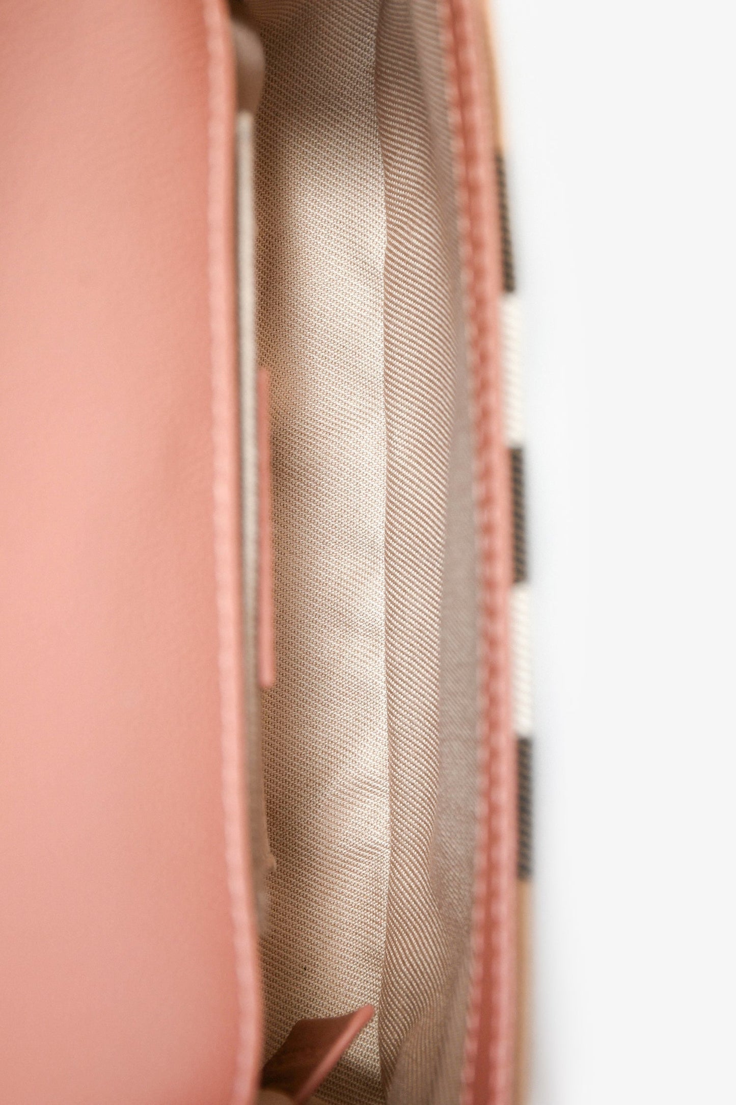Burberry Pink Leather/House Check Canvas Crossbody Bag
