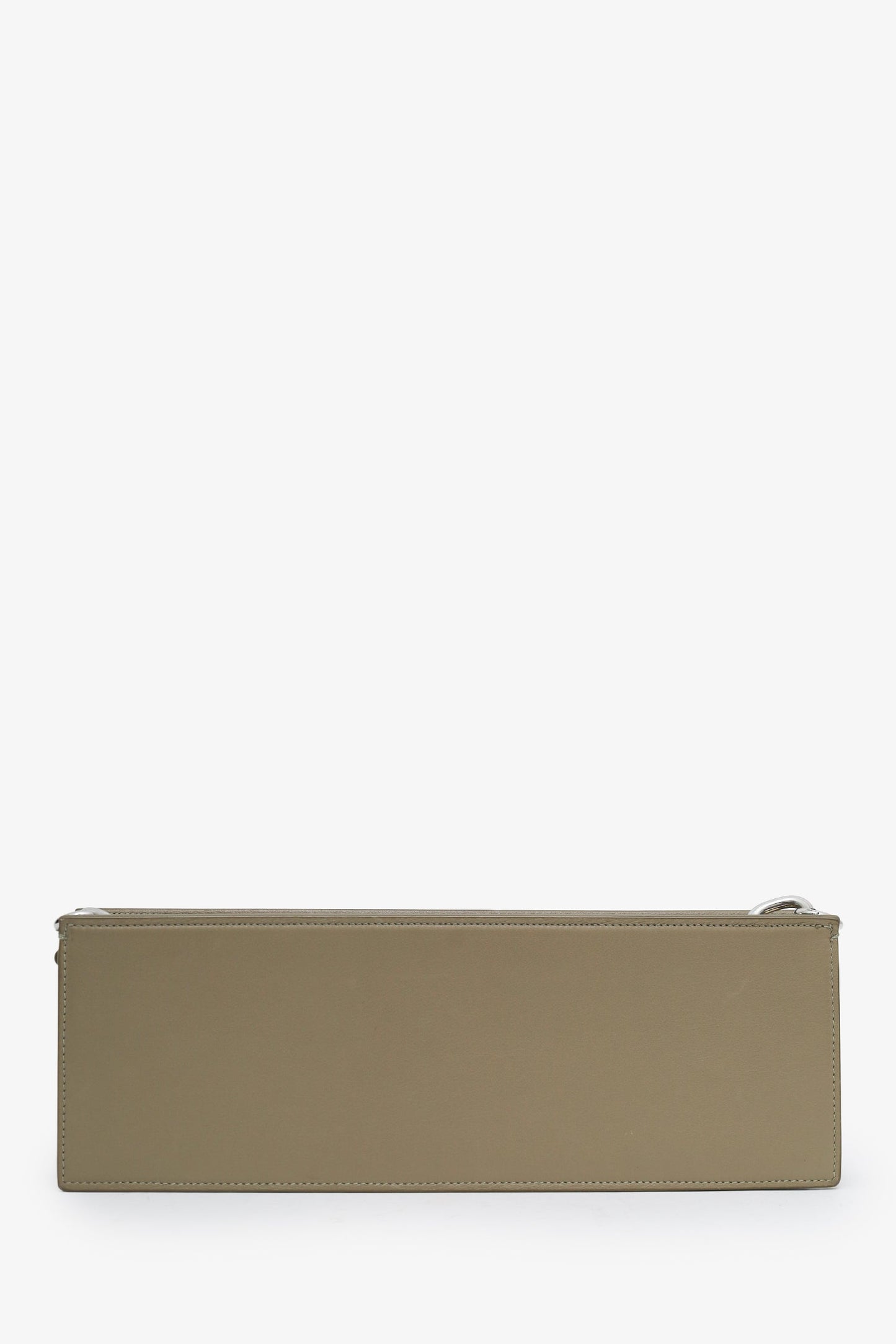 Jacquemus Olive Leather Le Sac Ciuciu Chain Shoulder Bag With Strap