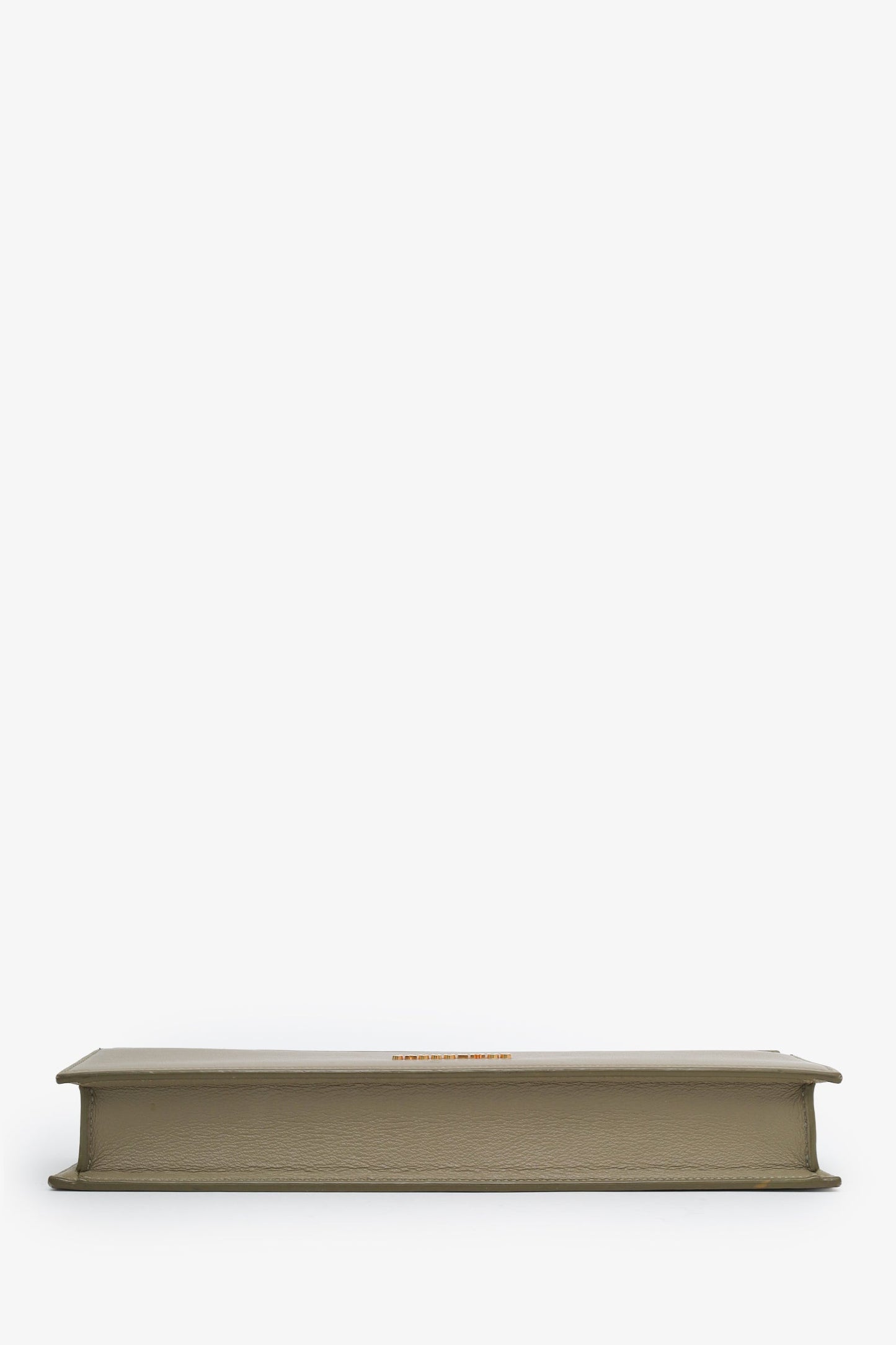 Jacquemus Olive Leather Le Sac Ciuciu Chain Shoulder Bag With Strap